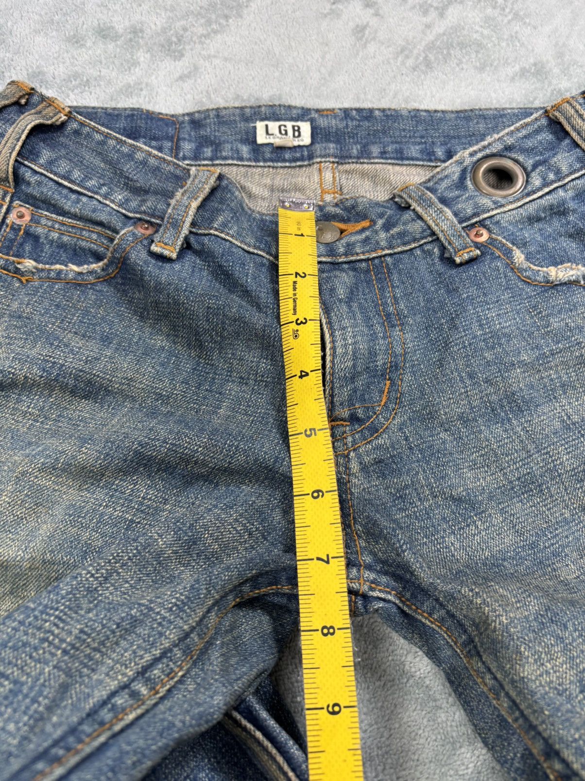Le Grande Bleu (L.G.B.) L.G.B Flared Denim Pants. S012 Size US 28 / EU 44 - 14 Thumbnail