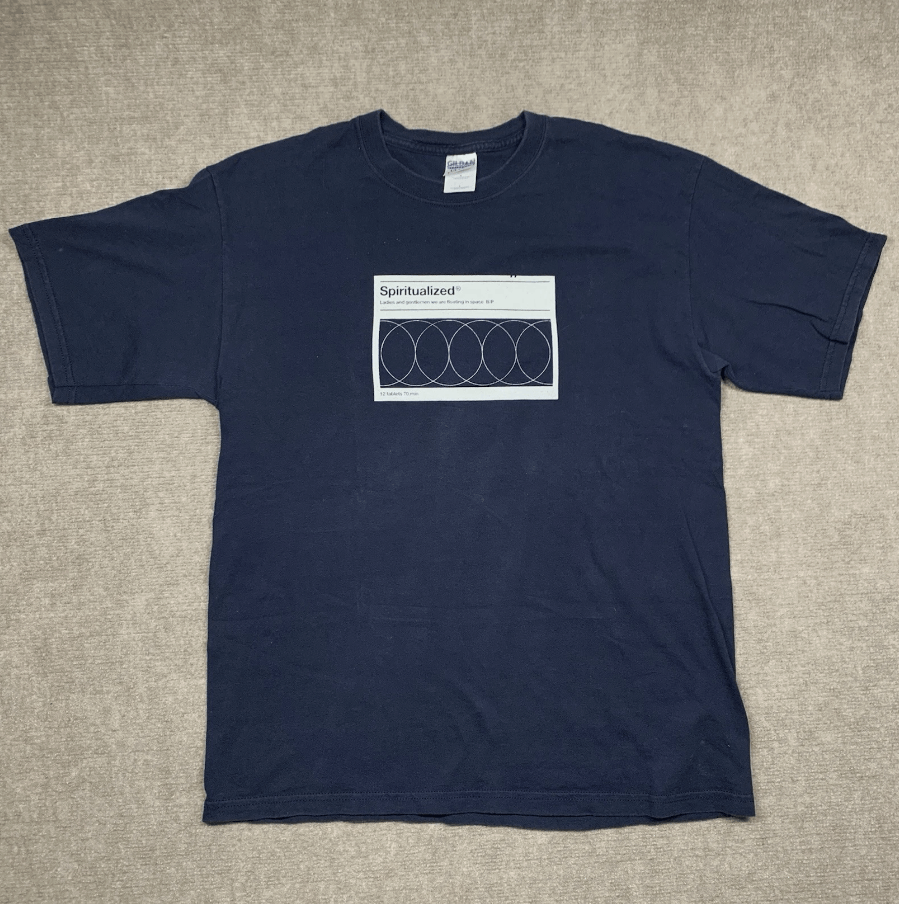 Gildan Spiritualized Vintage T Shirt Large Glow In The Dark Size US L / EU 52-54 / 3 - 1 Thumbnail
