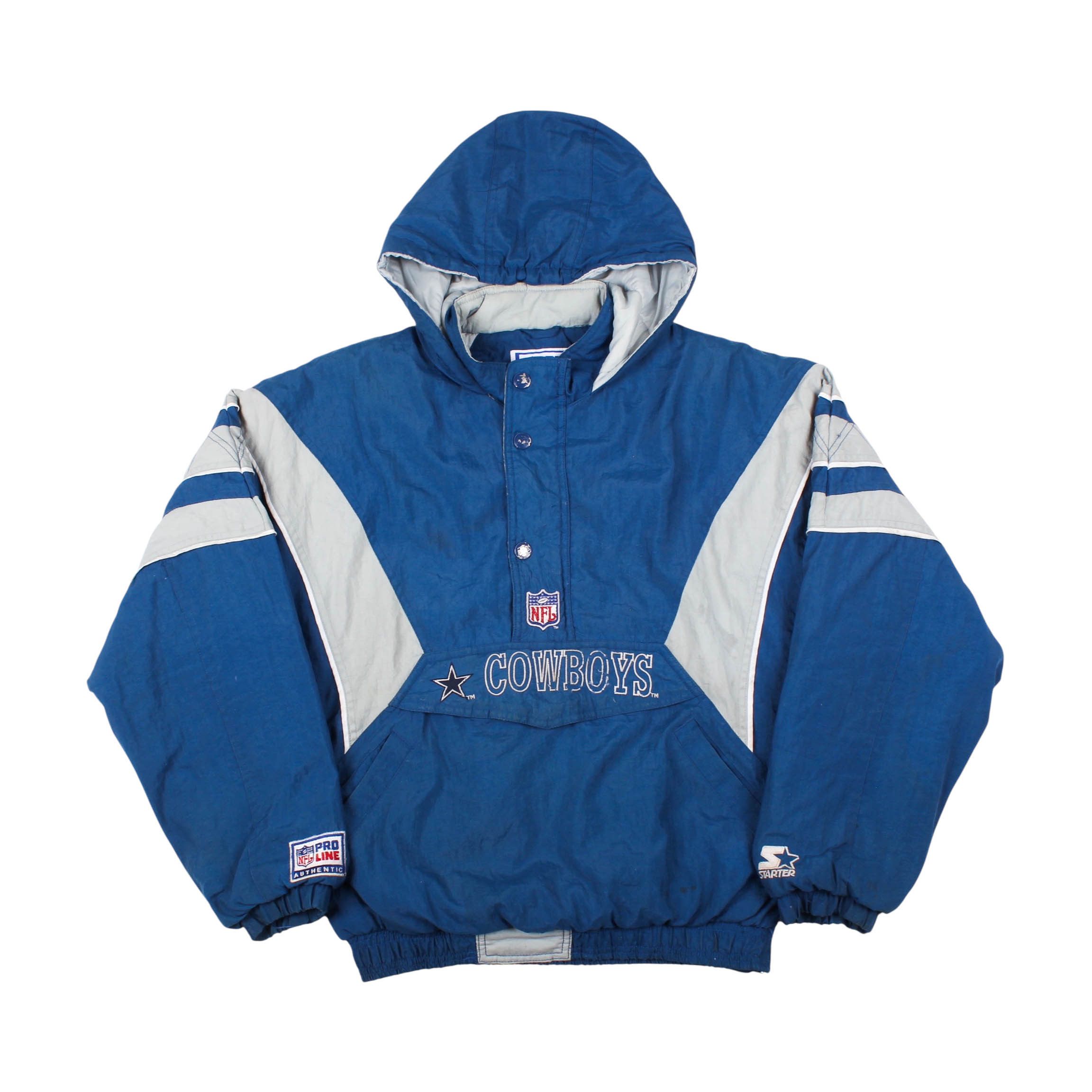 Starter Dallas Cowboys Jacket 90s Starter NFL Pro Line Hoodie Size US XL / EU 56 / 4 - 1 Thumbnail