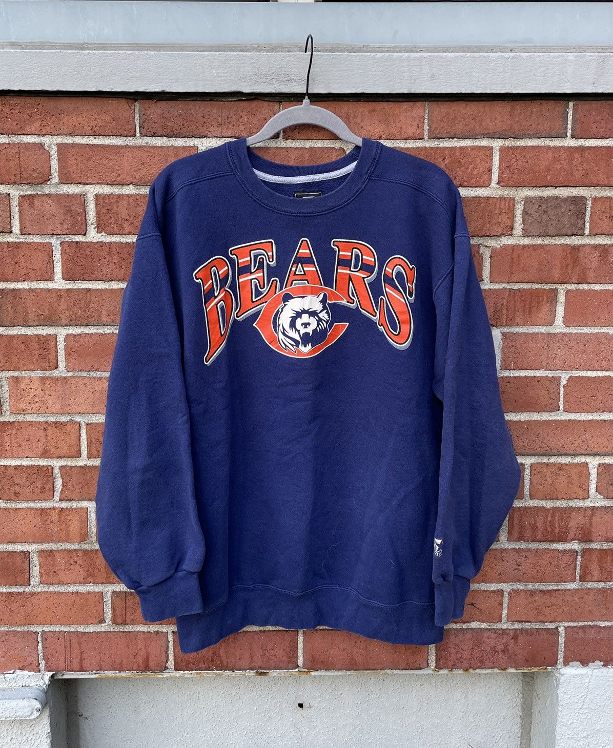 Starter Vintage Starter NFL chicago Bears Crewneck Sweatshirt Size US L / EU 52-54 / 3 - 1 Thumbnail