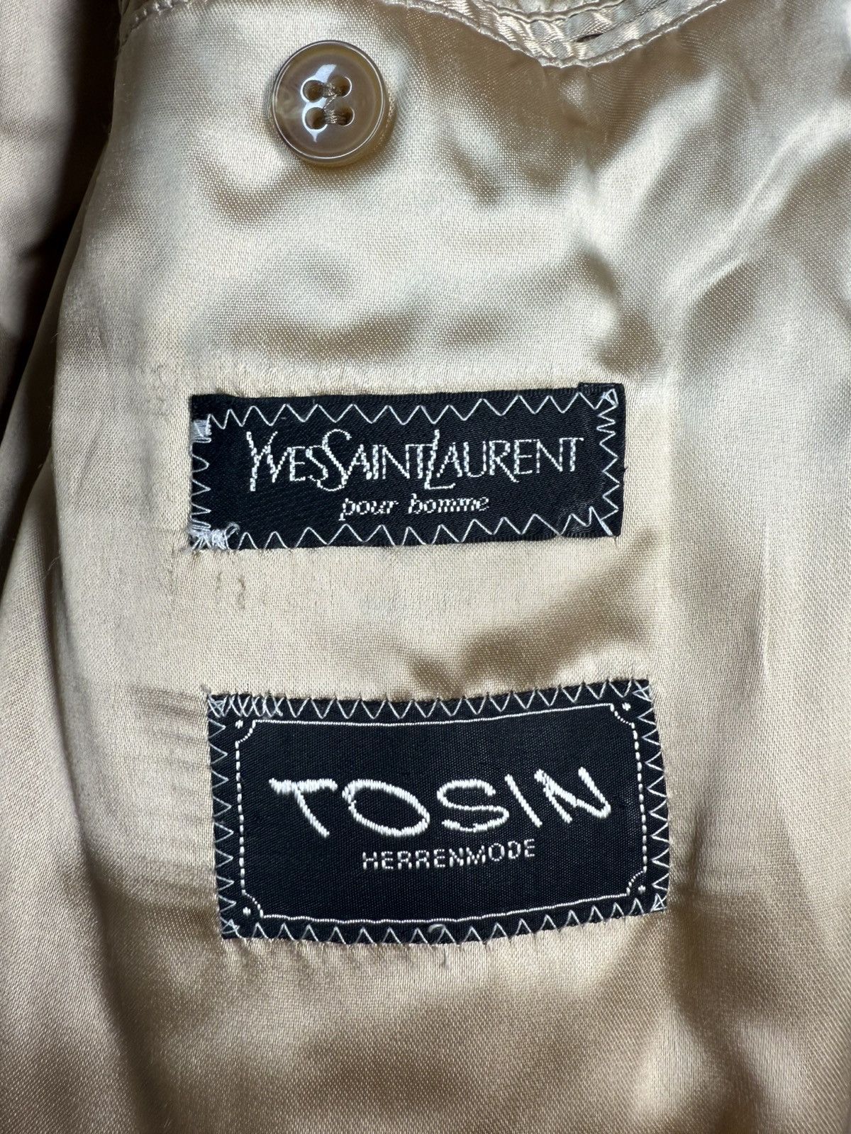 Yves Saint Laurent Camel Wool YSL Coat Soft Heavy Soft Long Beige Size US L / EU 52-54 / 3 - 5 Thumbnail