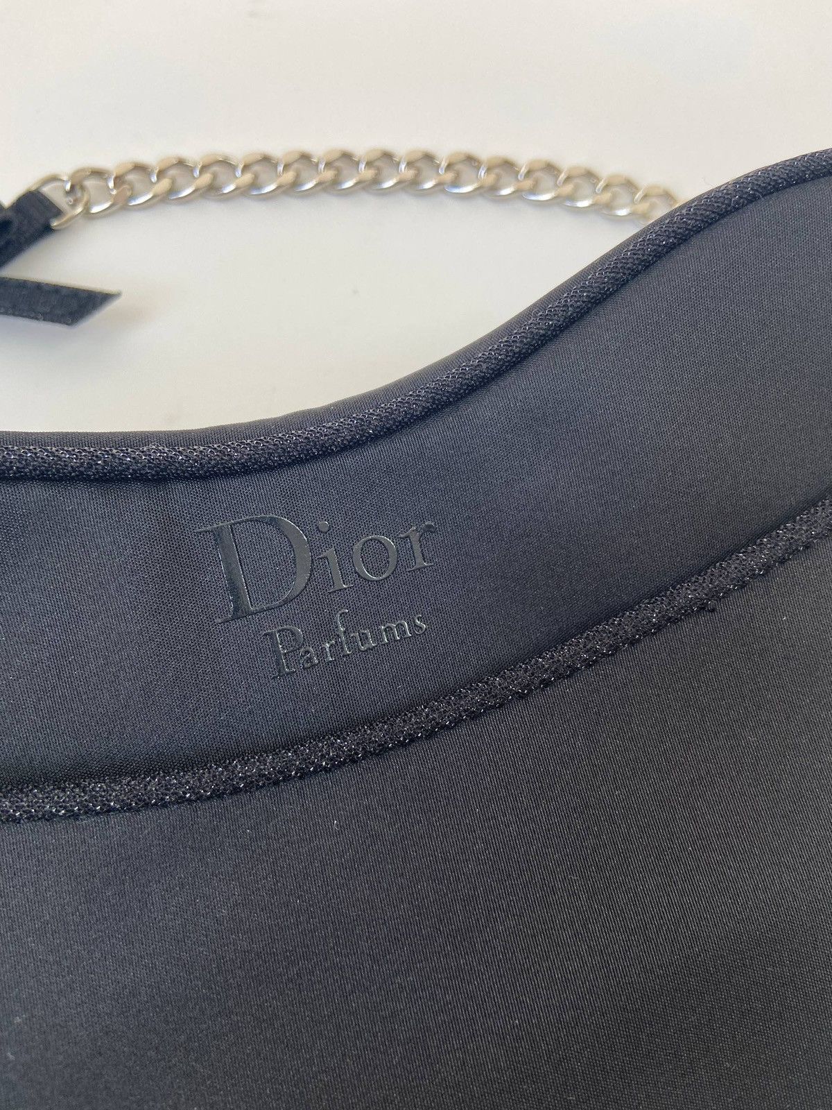 Dior Dior Parfums Black Satin Chain Pochette Mini ShoulderBag Y2K Size ONE SIZE - 3 Thumbnail