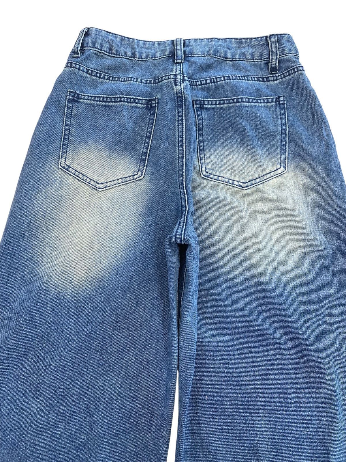 Other Japanese Brand Romwe Ripped Star Wide Leg Style Size US 27 - 3 Thumbnail