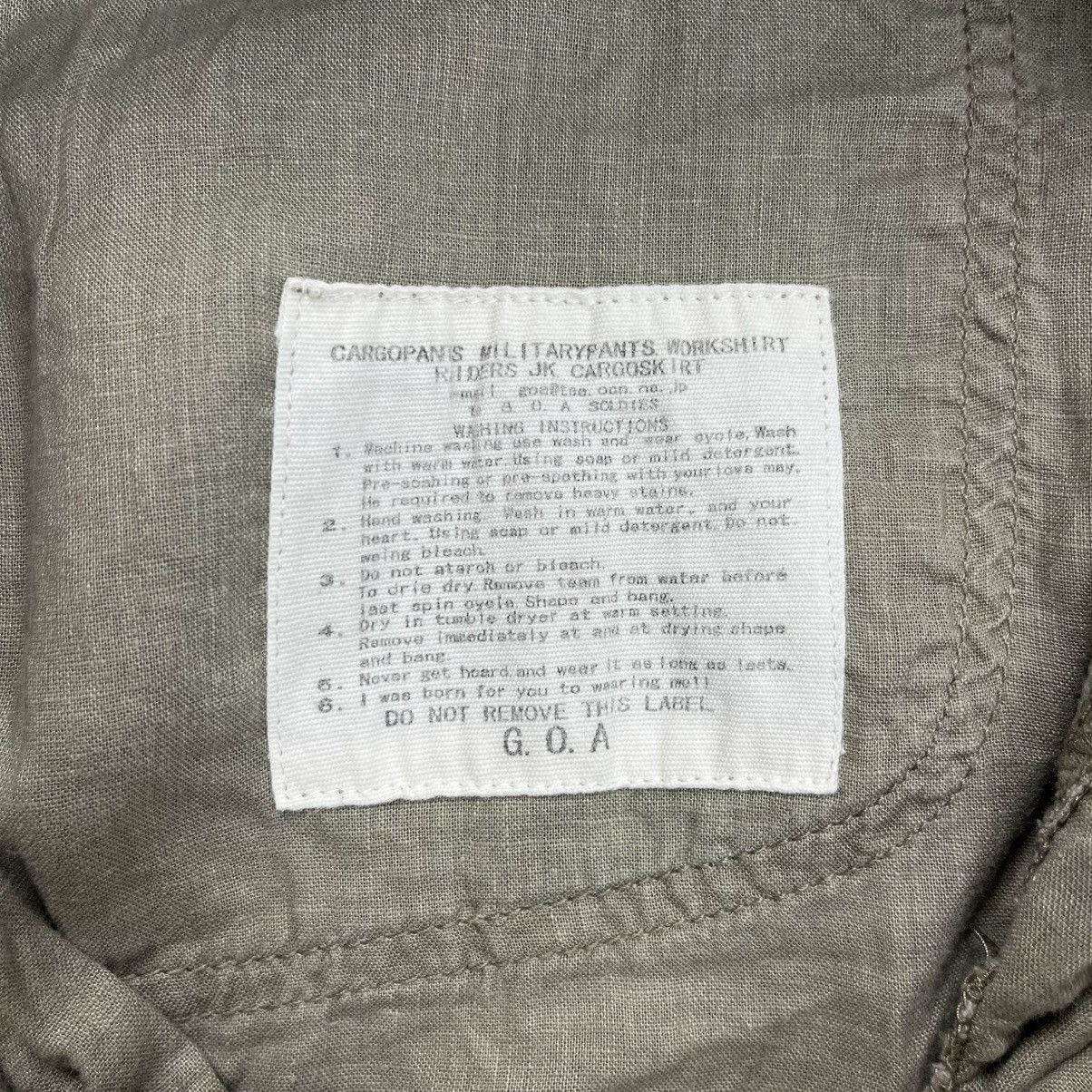 If Six Was Nine 2000s GOA - Multizpper Parachute Cargo Skirt Size 29" - 12 Thumbnail