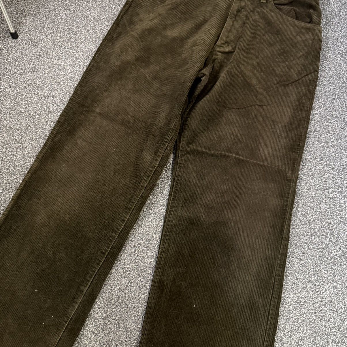 14th Addiction 🔥🇯🇵 Vintage 90s Corduroy Wrangler Blue Bell Wideleg Denim Size US 35 - 4 Thumbnail