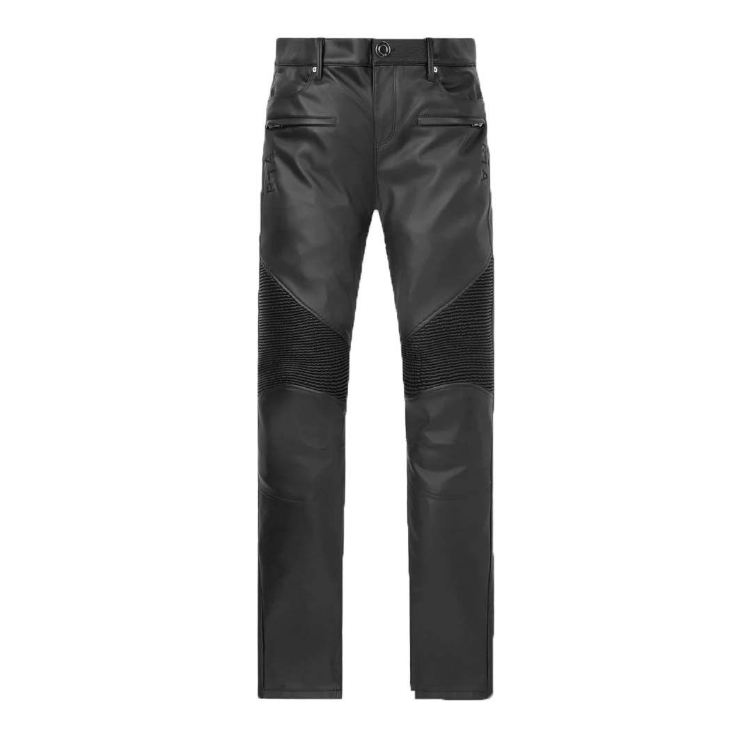 Rta Kieran Black Leather Pants Size US 28 / EU 44 - 1 Preview