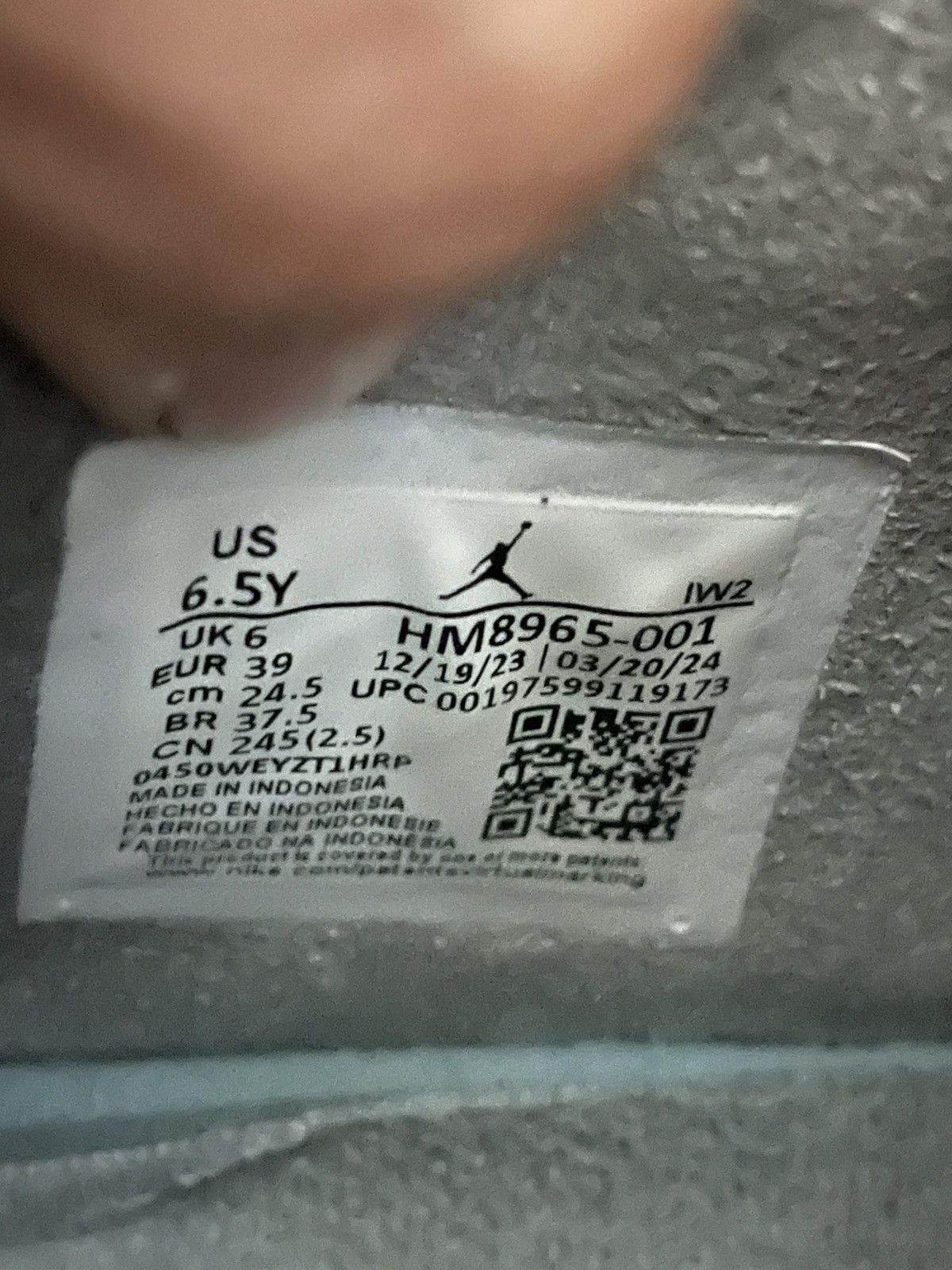 Jordan Brand Jordan 4 Wet Cement Size US 6.5 / EU 39-40 - 7 Thumbnail
