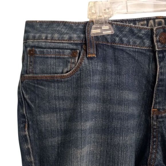 Bullhead Denim Co. Bullhead 13R Womens Newport Skinny Flare Jeans Blue Denim Di Size US 35 - 4 Thumbnail