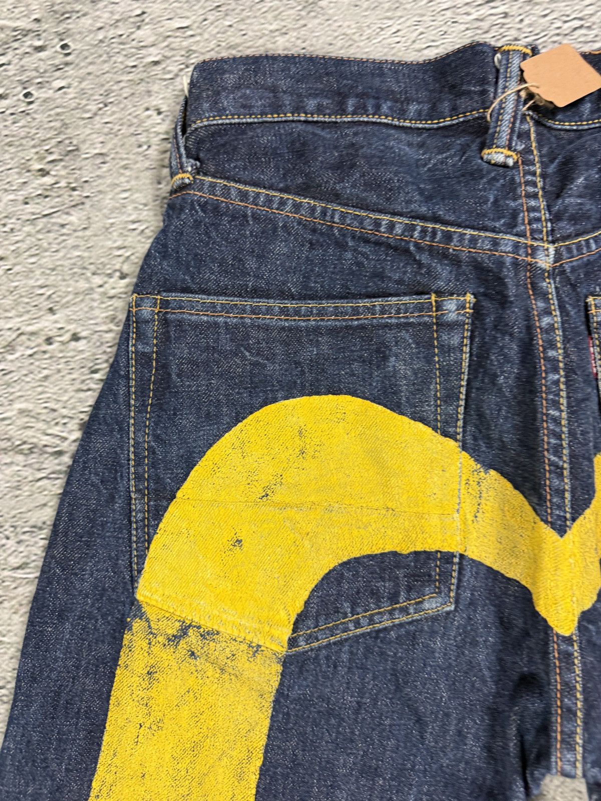Evisu Evisu jeans daicock big logo yellow selvedge denim Japan Size US 28 / EU 44 - 7 Thumbnail