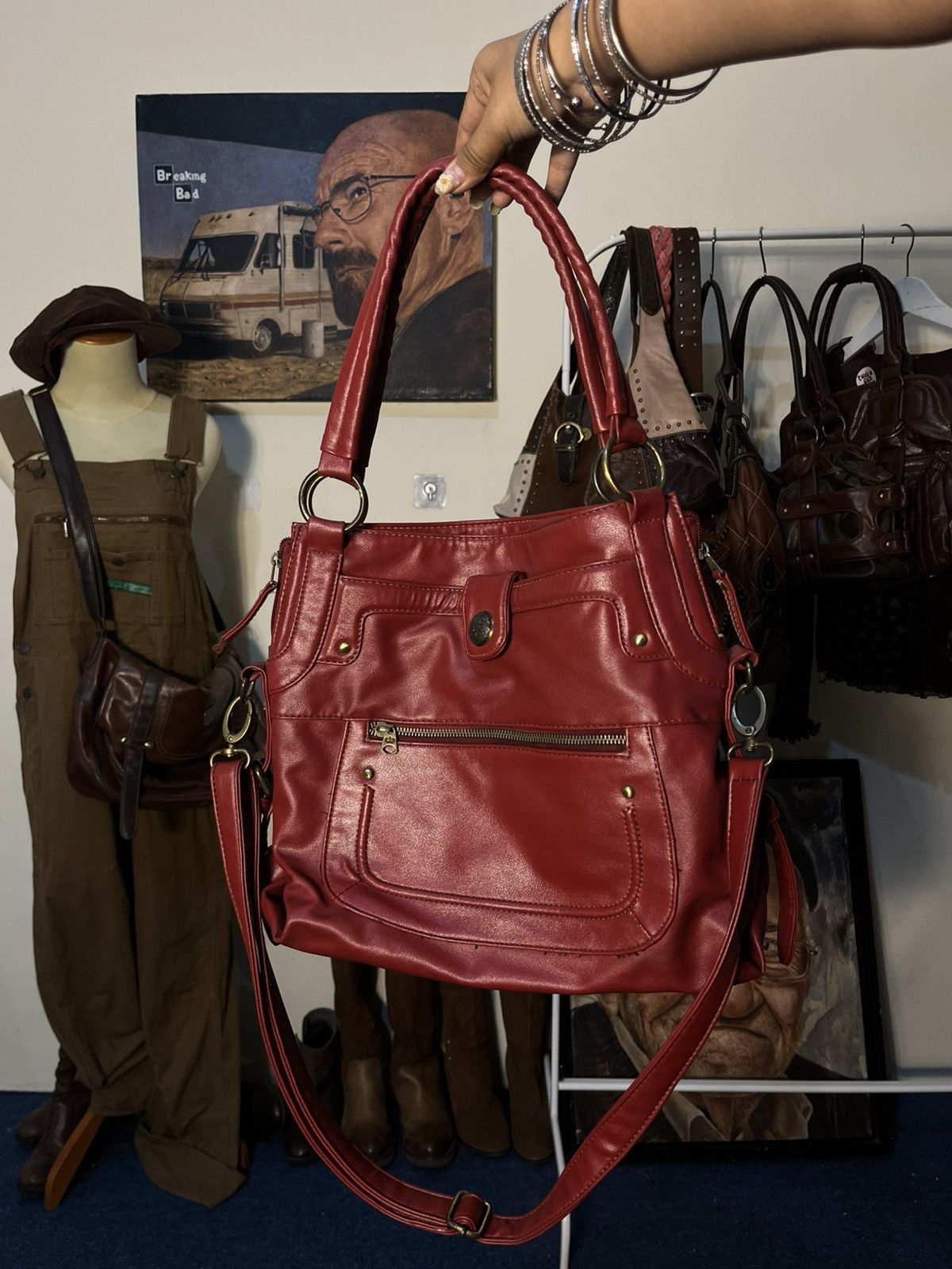 Japanese Brand Vtg red bag Size ONE SIZE - 1 Thumbnail