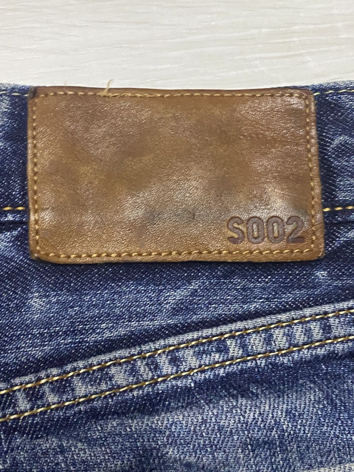 Undercover × Uniqlo Vintage Uniqlo S002 Mud Wash Whisker Distressed Loose Jeans Size US 32 / EU 48 - 16 Thumbnail