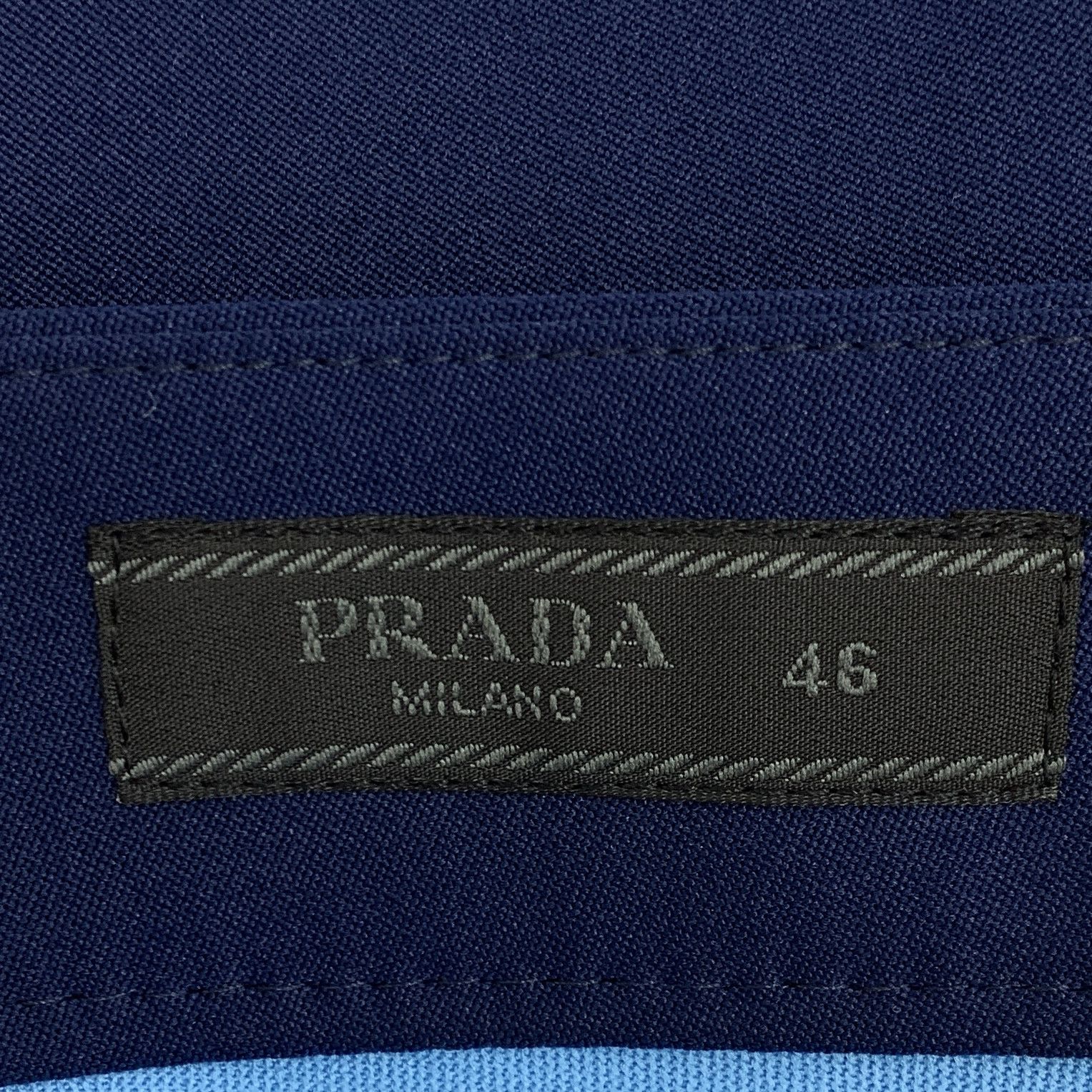 Prada Prada Dark Blue Patchwork Casual Pants (S) Size US 30 / EU 46 - 5 Thumbnail