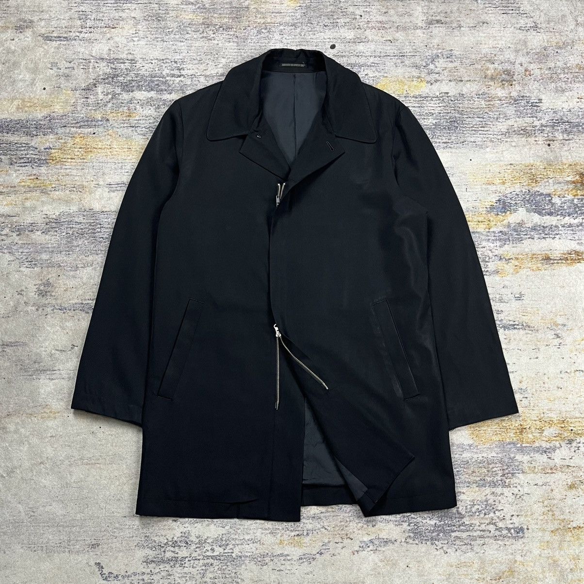 Yohji Yamamoto Yohji Yamamoto double zip coat jacket Size US L / EU 52-54 / 3 - 1 Thumbnail