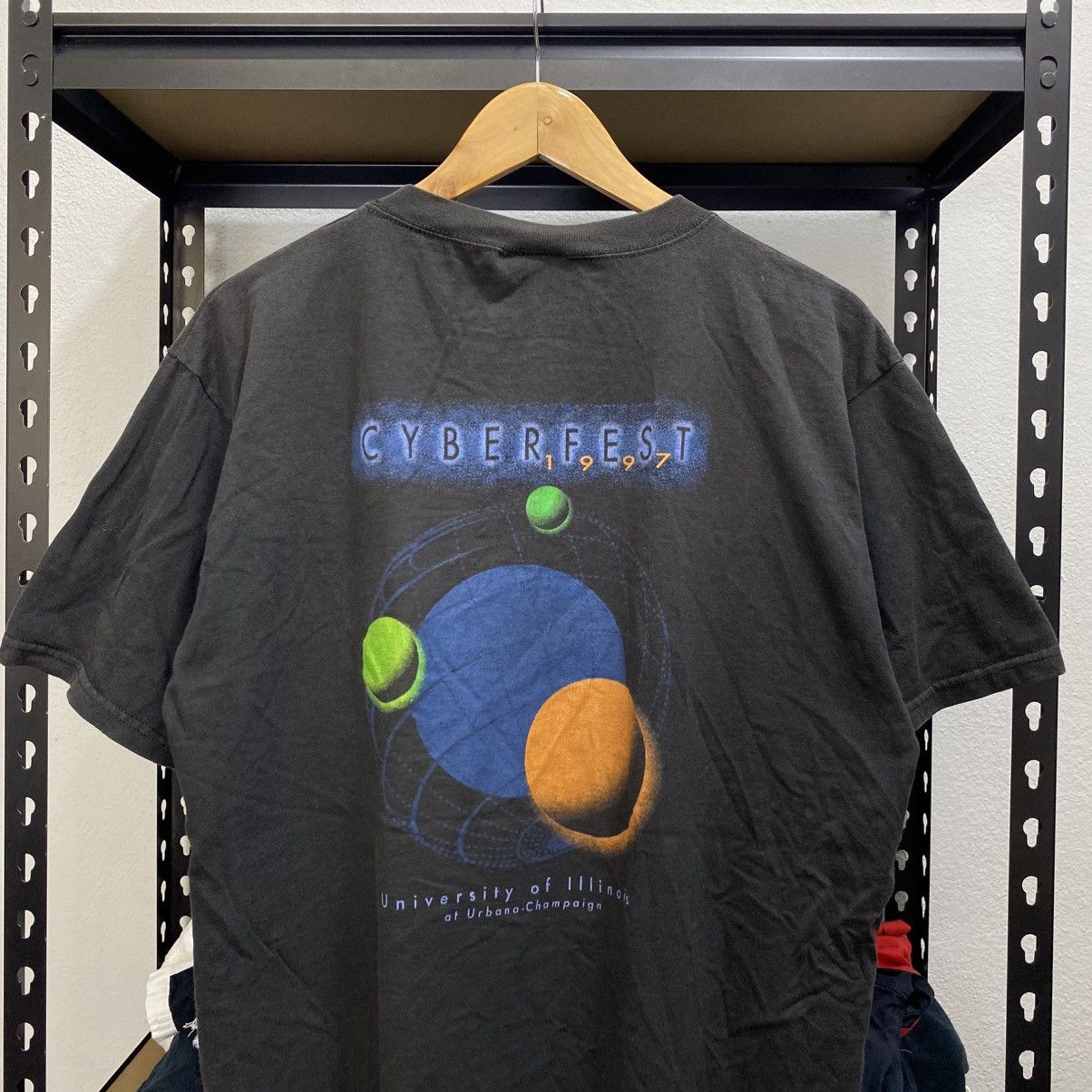 Jansport Vintage Cyberfest 90s Tshirt Jansport Size US L / EU 52-54 / 3 - 2 Thumbnail