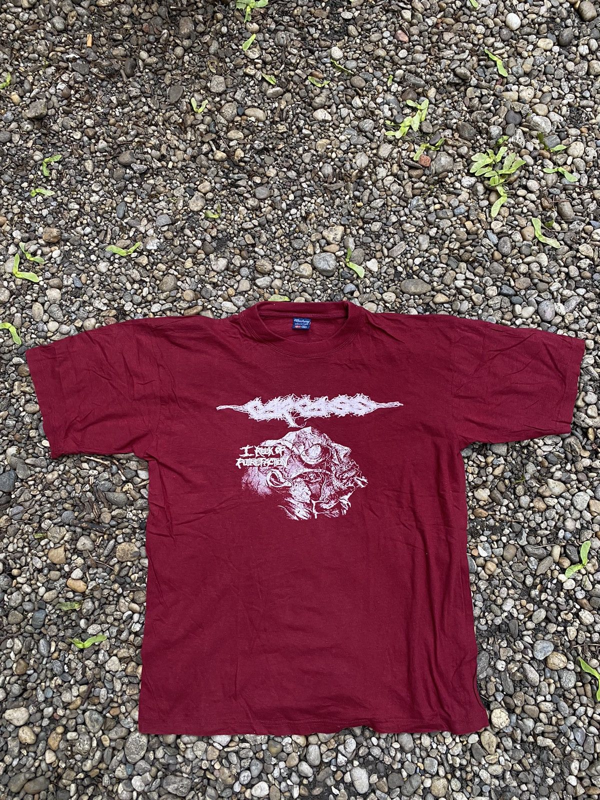 Band Tees × Vintage Vintage 90s Carcass Death Metal Band Tee Size US XL / EU 56 / 4 - 1 Thumbnail