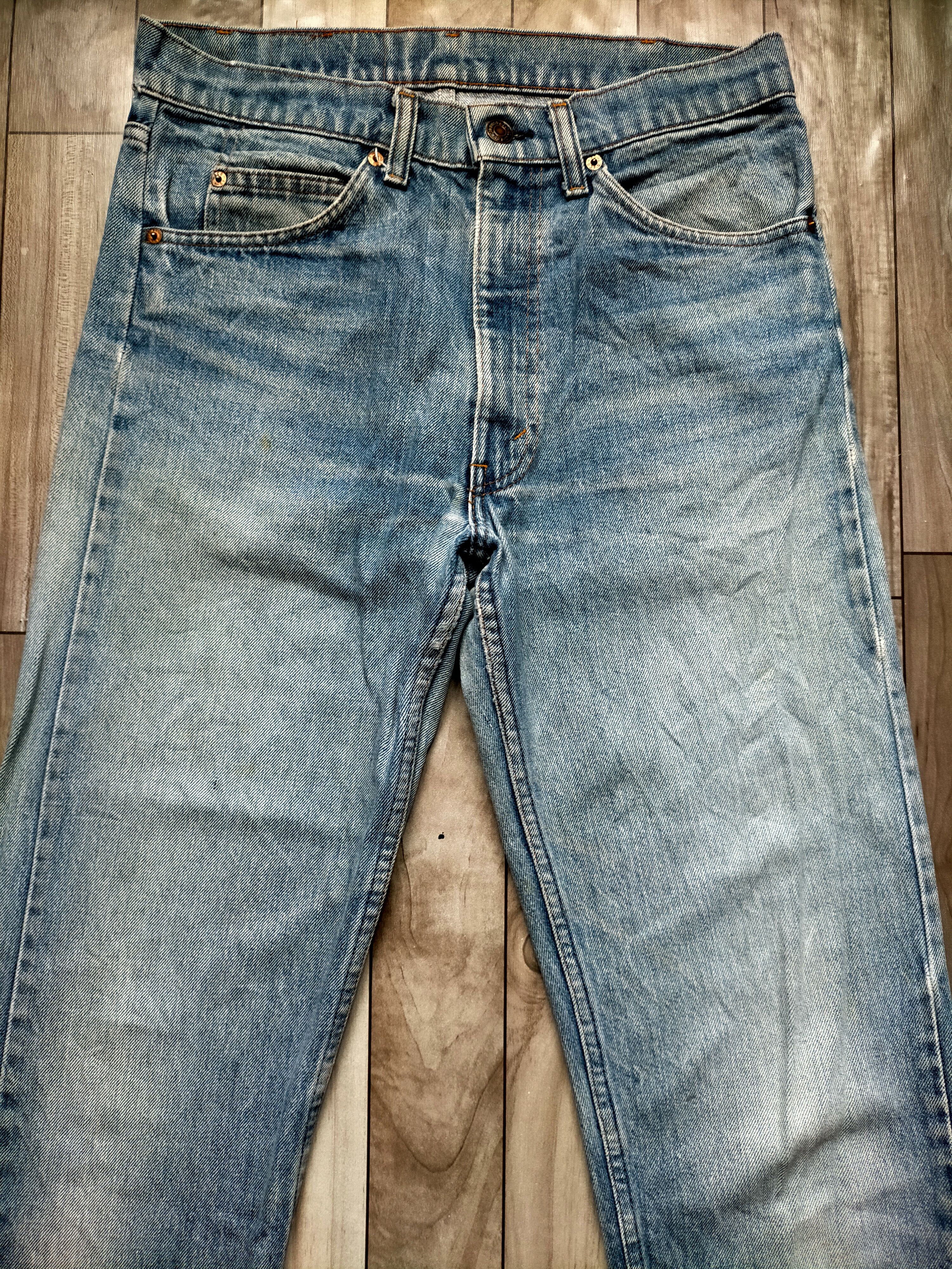 Levi's Vintage 80s Levis 505 distress denim Jeans Size US 31 - 3 Thumbnail