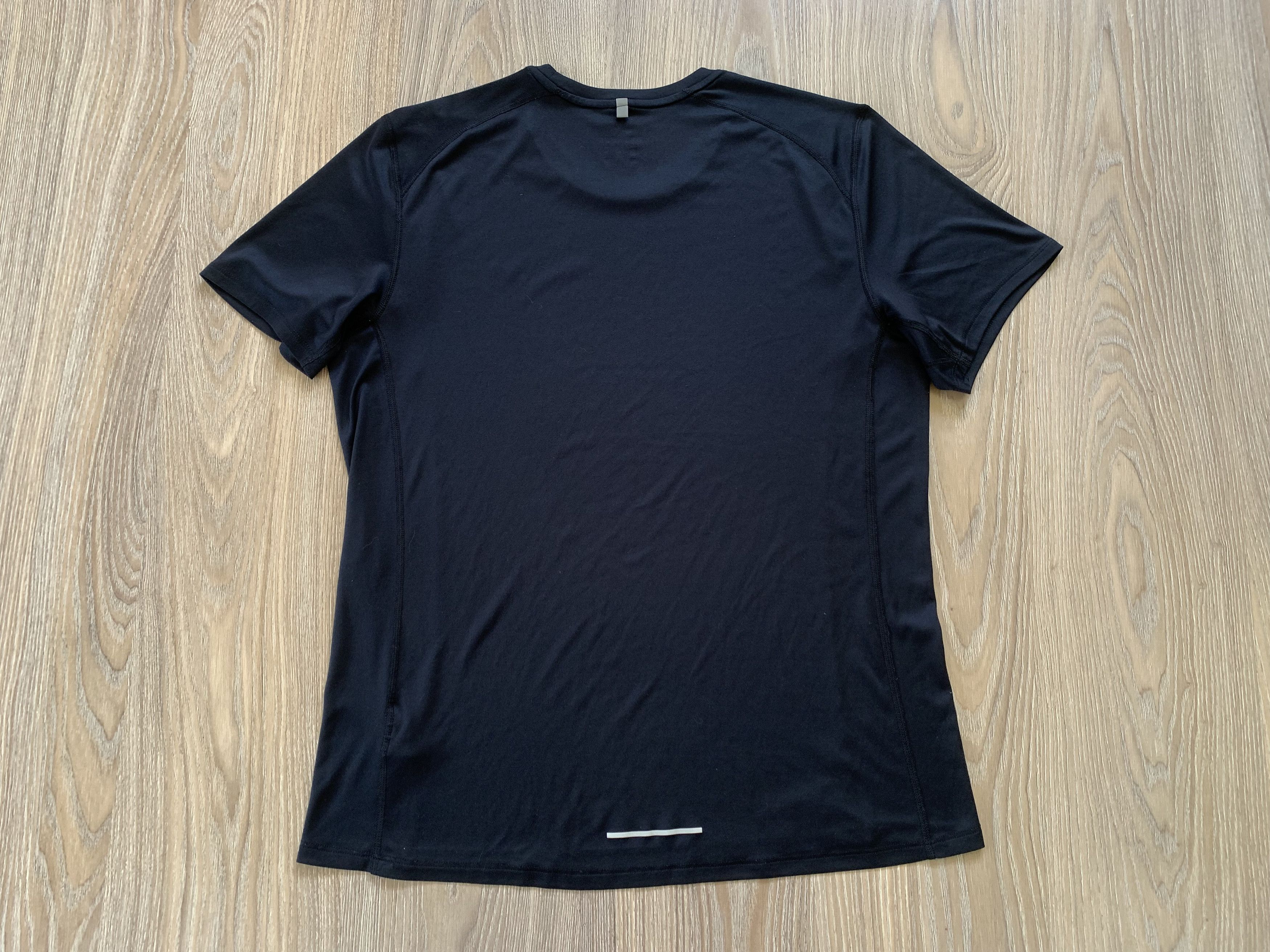 Nike Womens Nike Running Dri Fit Black T Shirt Size L / US 10 / IT 46 - 3 Thumbnail