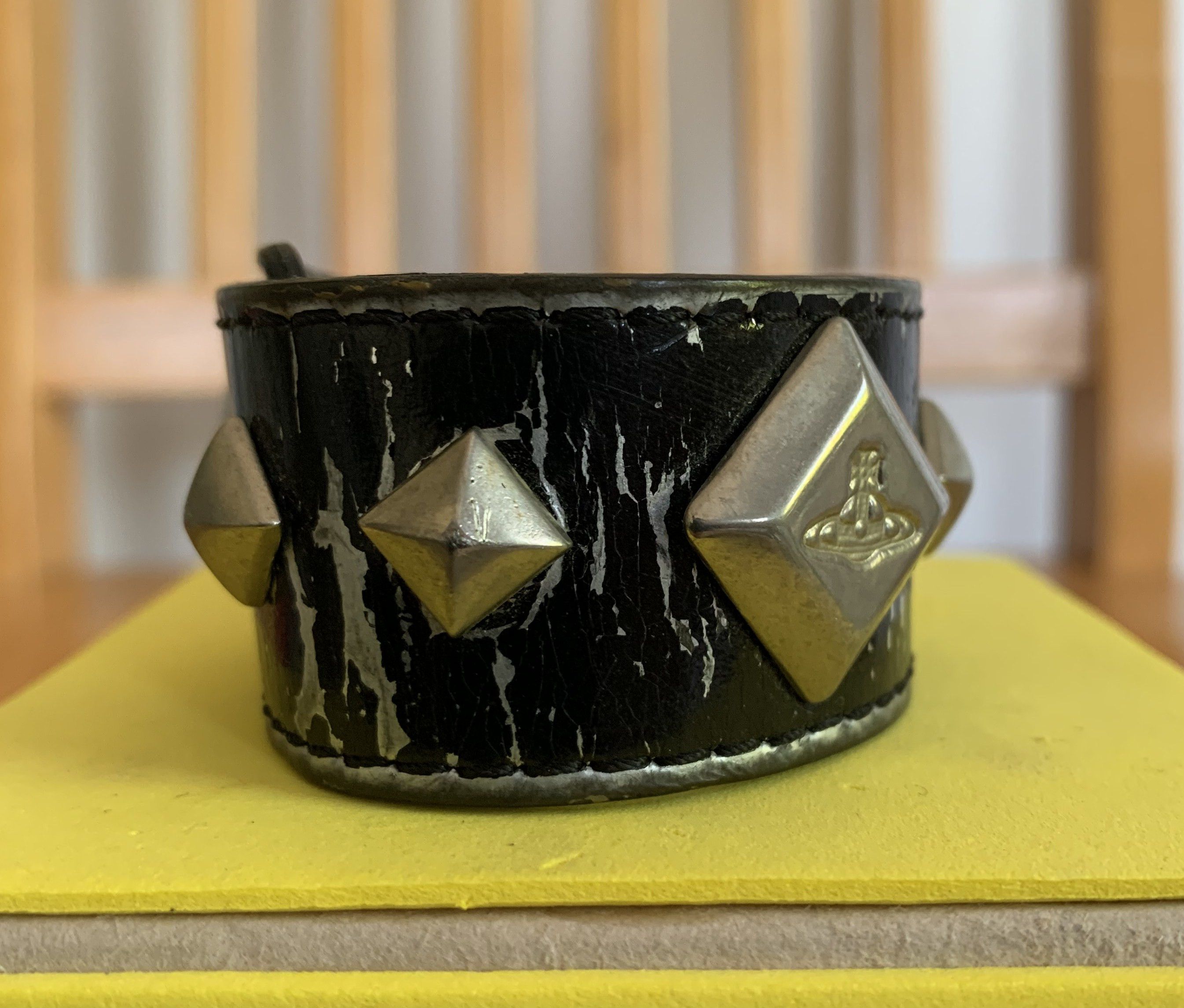 Vivienne Westwood Vivenne Westwood Studded Leather Orb Bracelet Size ONE SIZE - 4 Thumbnail