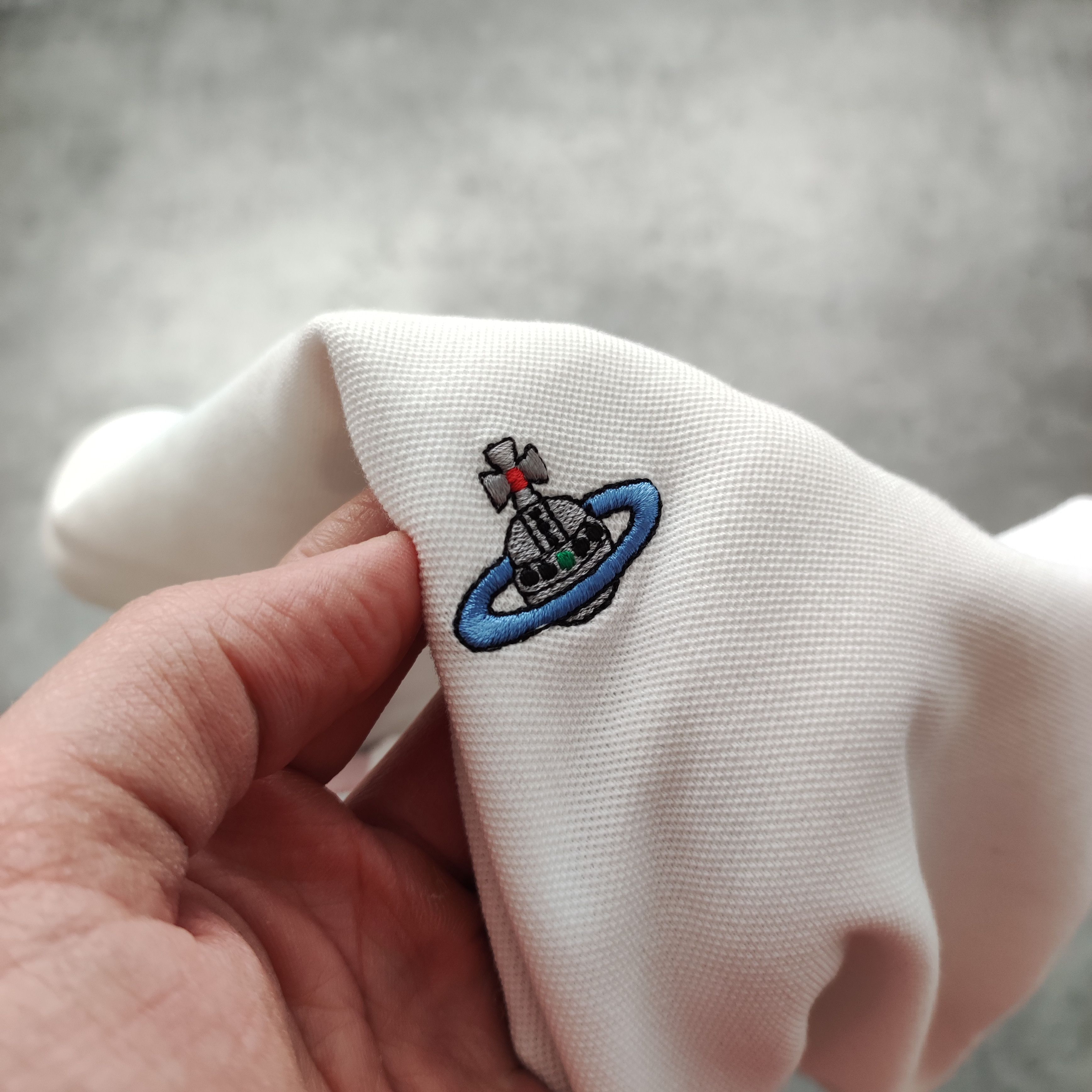 Vivienne Westwood Vivienne Westwood Classic Logo White Polo Shirt Size US XL / EU 56 / 4 - 6 Thumbnail