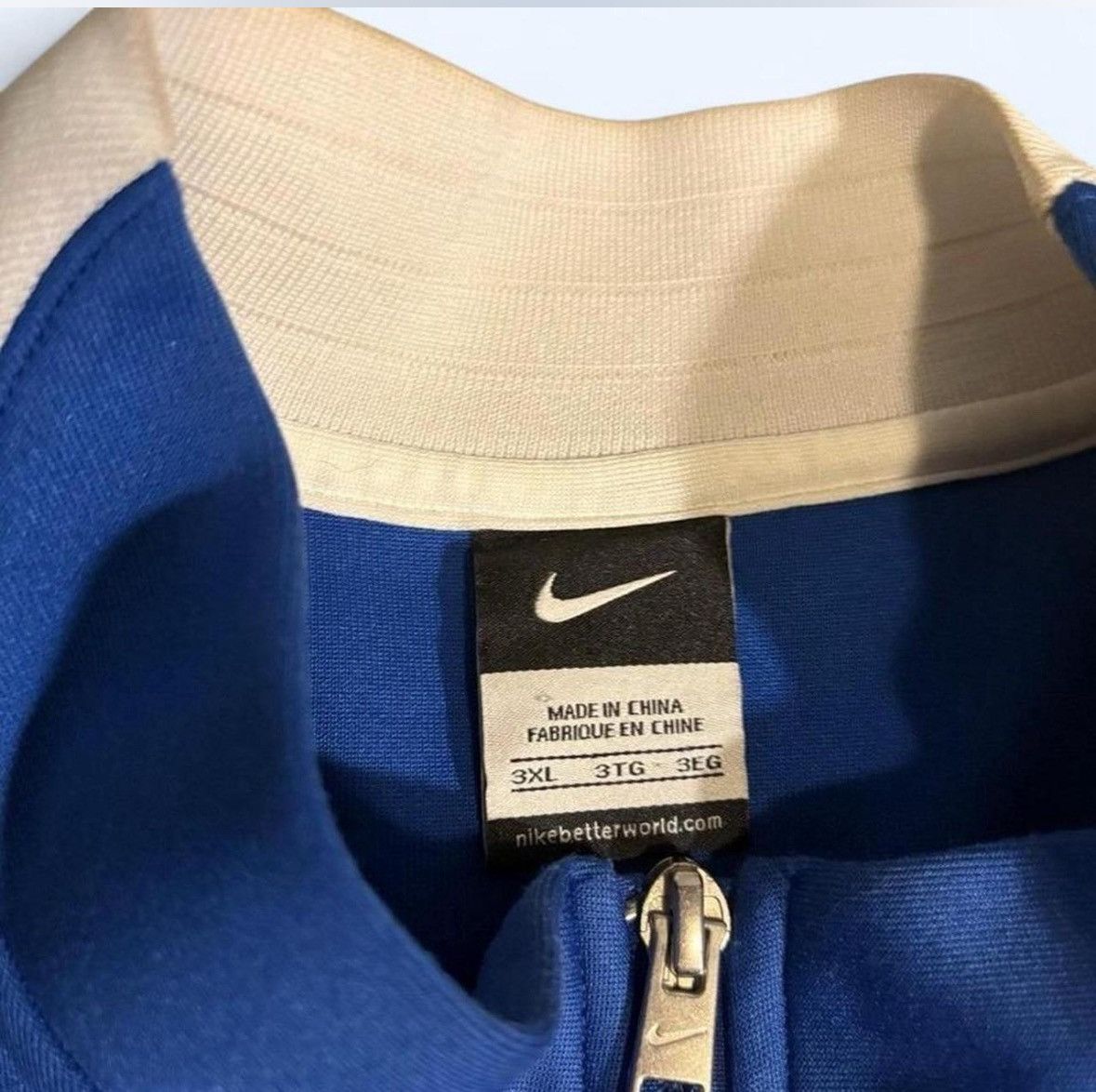 Nike Nike Brazil CBF Track Jacket Blue/Yellow Sz 3XL Size US XXL / EU 58 / 5 - 4 Thumbnail
