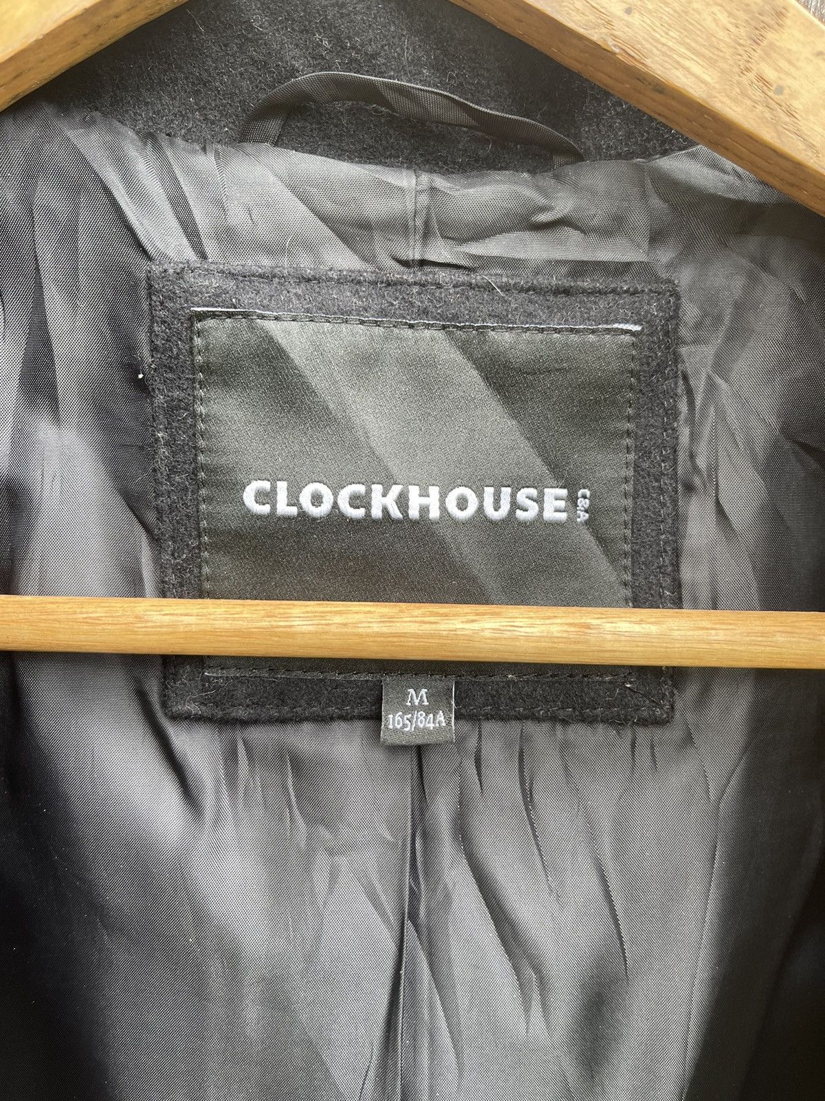 Designer Clockhouse Wool Blend Toggle Coat — Black (M) Size US M / EU 48-50 / 2 - 17 Thumbnail