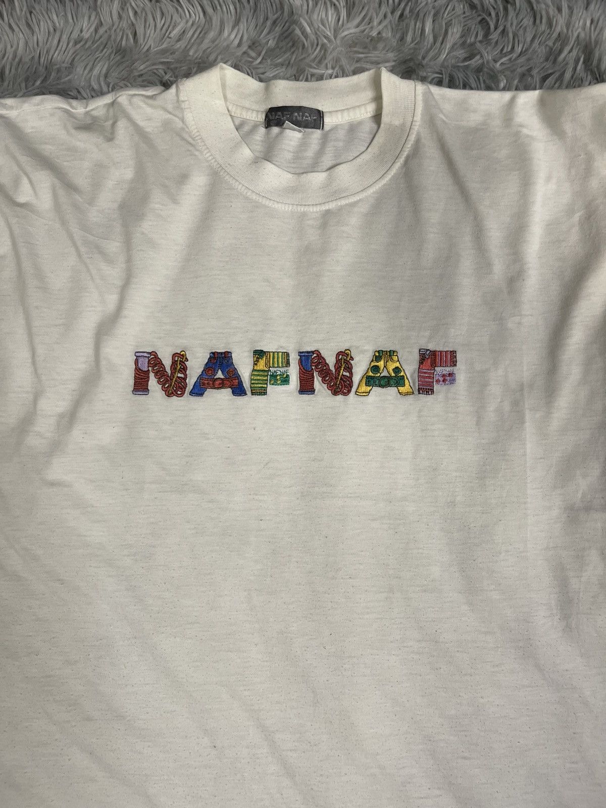 Issey Miyake Vintage NAF NAF T shirt XL Size US XL / EU 56 / 4 - 3 Thumbnail