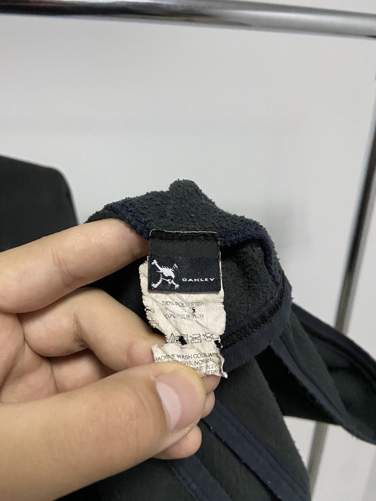Oakley × Vintage Oakley big Logo pocket Vintage zip fleece Sweatshirt Size US XL / EU 56 / 4 - 7 Thumbnail