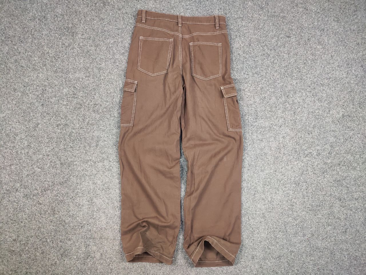 Japanese Brand Vintage 90's Japanese Beggy Beige Cargo Pants Y2K Hype Style Size US 32 / EU 48 - 10 Thumbnail