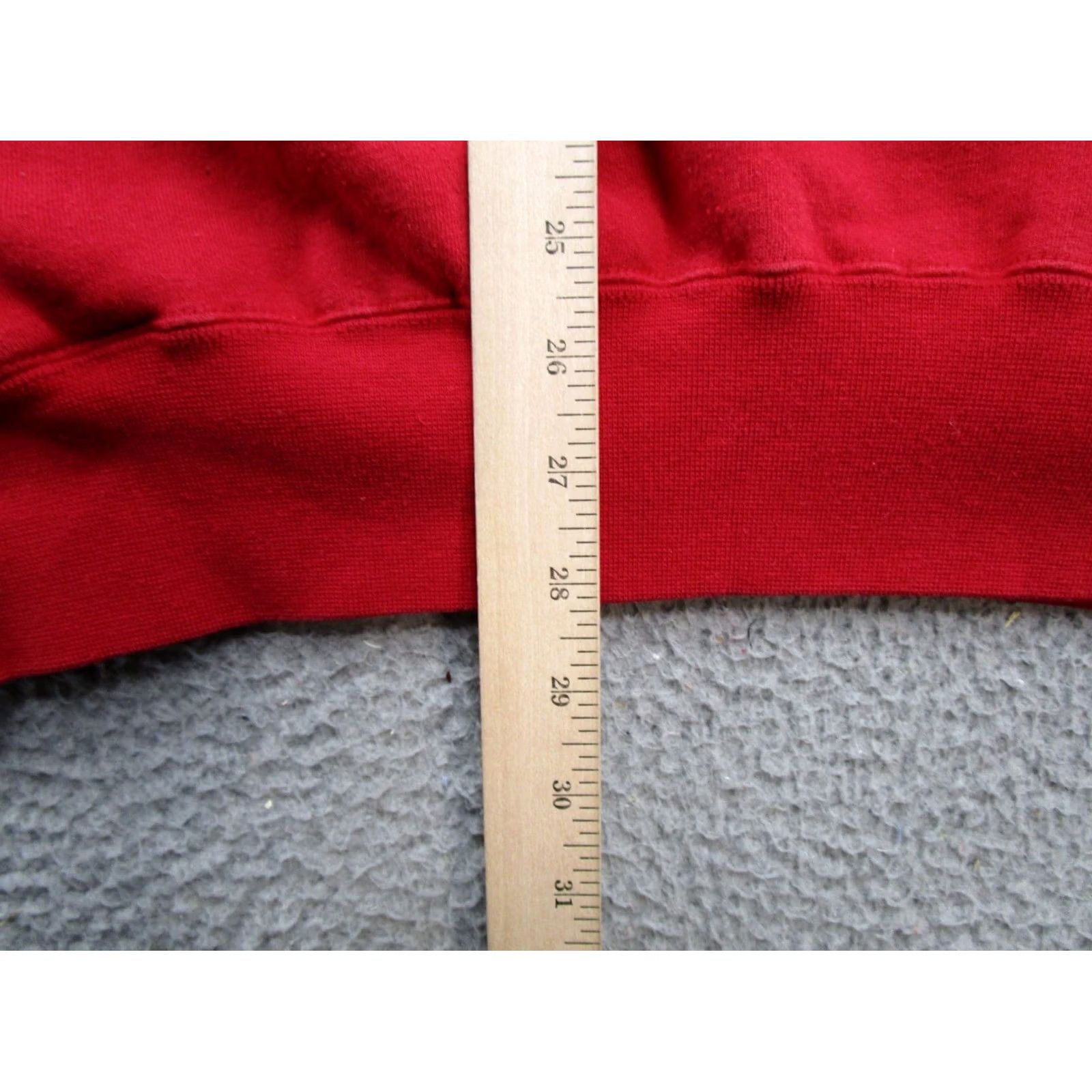 Vintage VINTAGE Wisconsin Badgers 1/4 Zip Sweatshirt Men L Red 90s 1999 Cadre Shirt Size US L / EU 52-54 / 3 - 6 Thumbnail