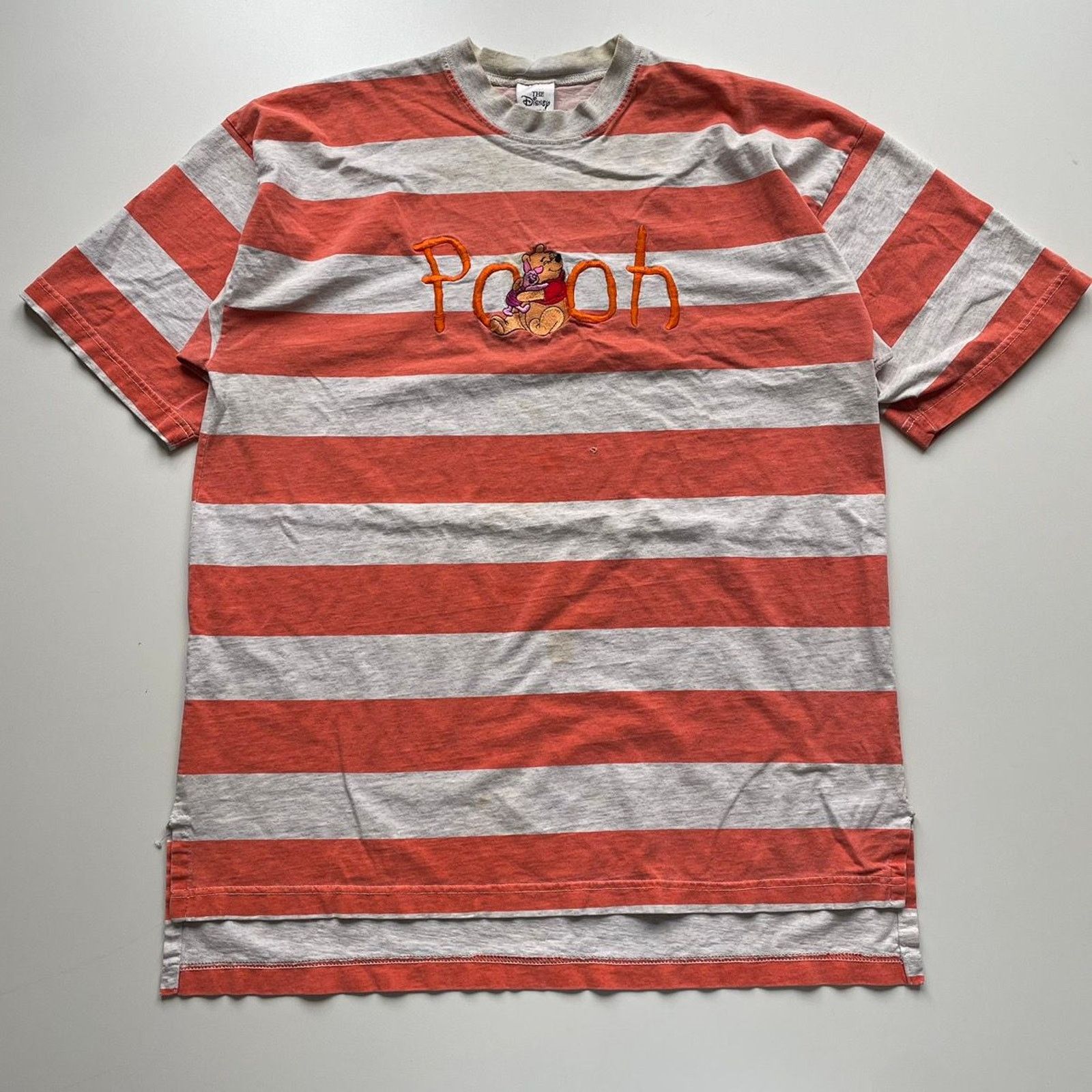 Disney Vintage Y2K Winnie The Pooh Disney T Shirt XL Striped Rare Size US XL / EU 56 / 4 - 1 Thumbnail