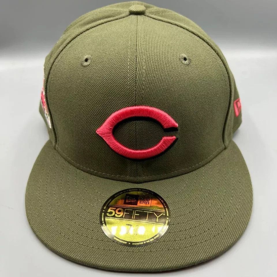 New Era Cincinnati Reds Hat Men 7 5/8 59Fifty New Era Fitted Cap Size ONE SIZE - 2 Thumbnail