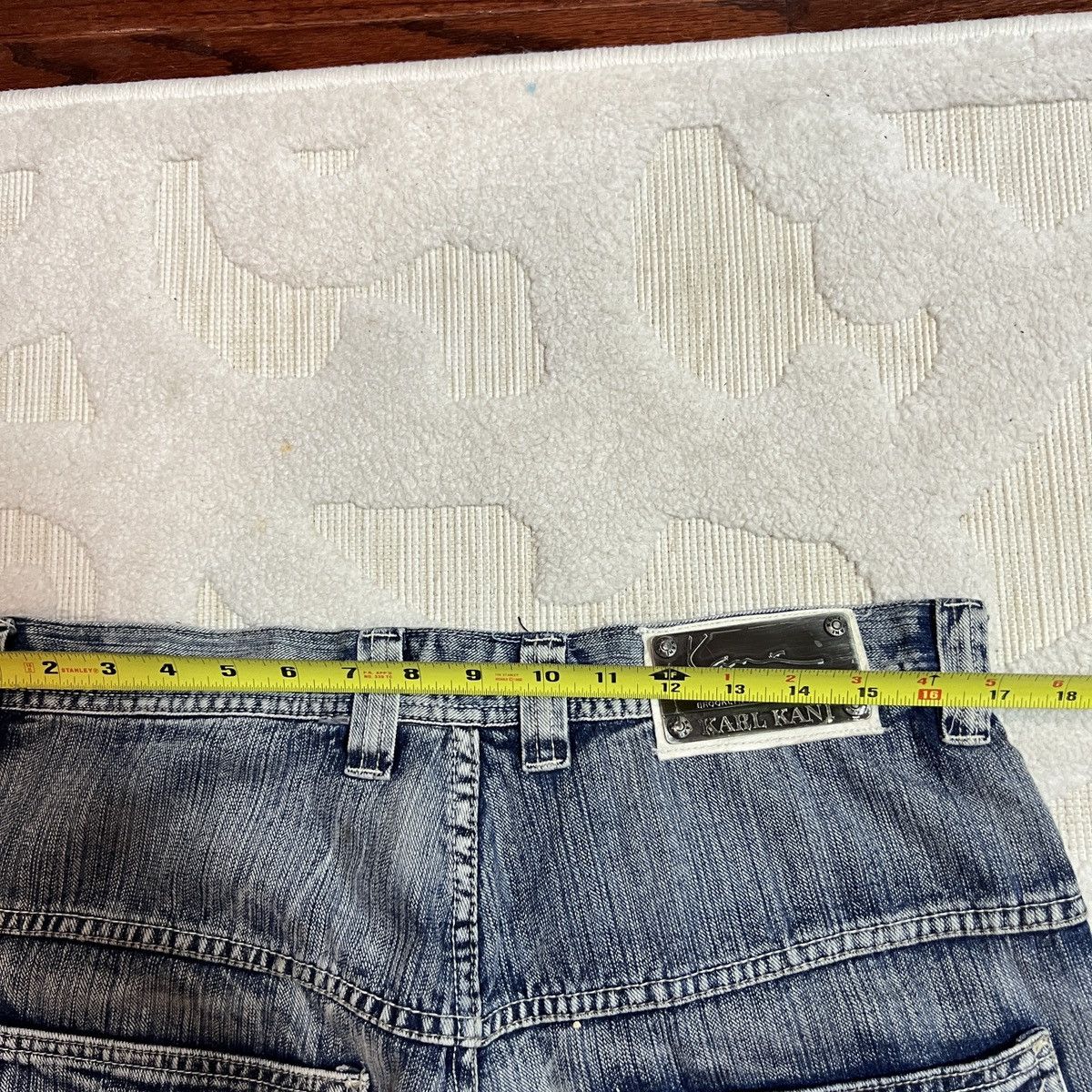 Karl Kani Vintage Grail 90s Karl Kani Embroidered Denim Jeans Size US 34 / EU 50 - 16 Thumbnail