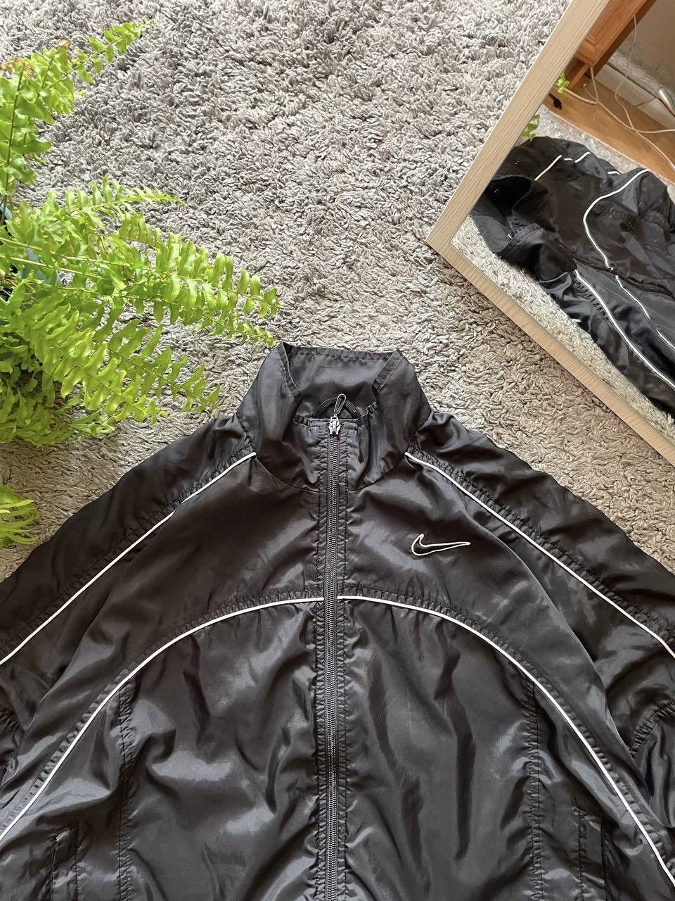 Nike × Vintage 90s Nike Vintage Light Jacket Streetwear Big Logo Swoosh Size US M / EU 48-50 / 2 - 13 Thumbnail