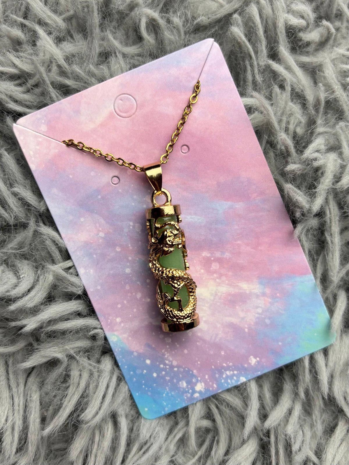 Handmade Gold plated glow in the dark necklace Size ONE SIZE - 1 Preview