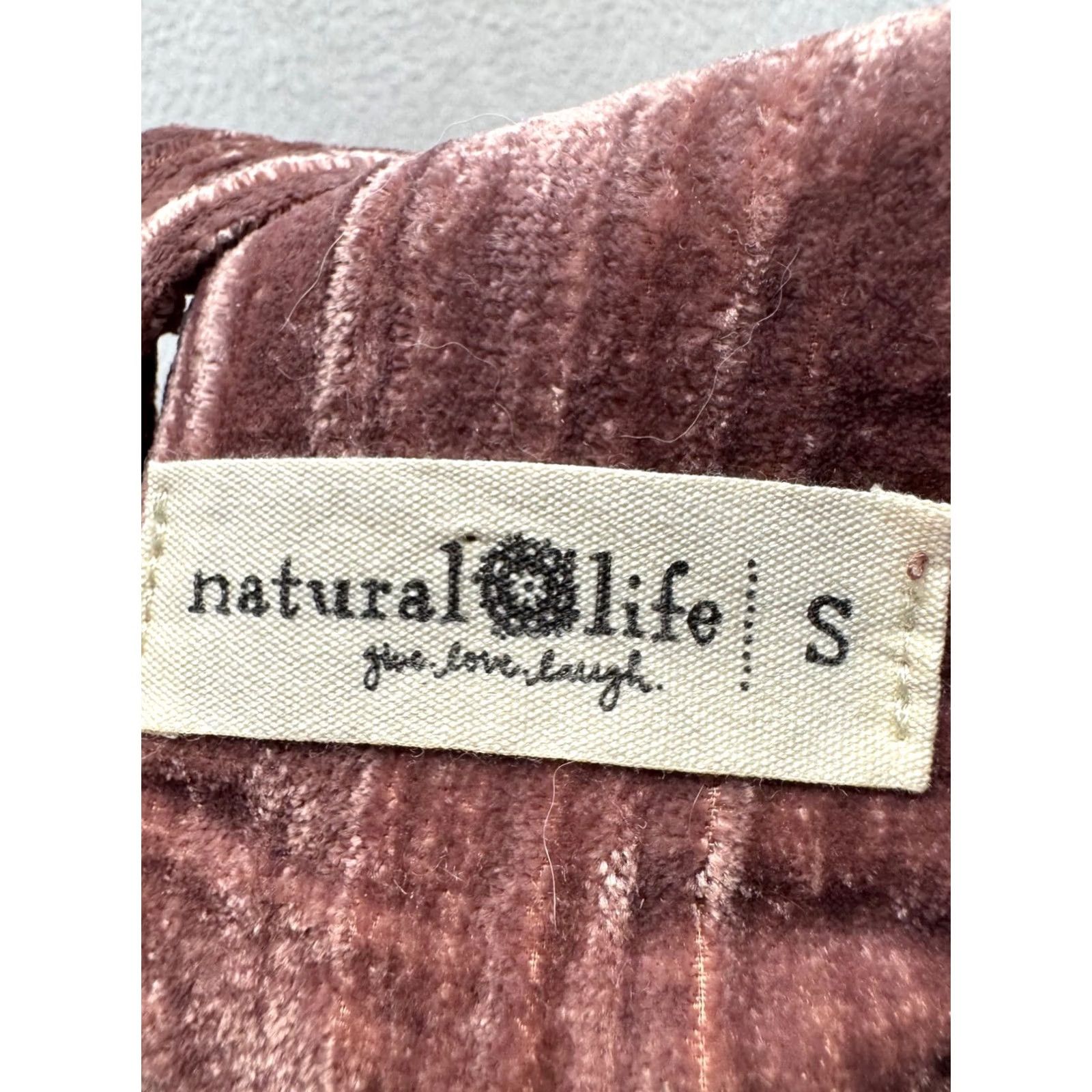 Vintage Natural Life Velvet Overalls Brown Size S Womens One-Piece Pockets Wide-Leg Size 28" / US 6 / IT 42 - 4 Thumbnail