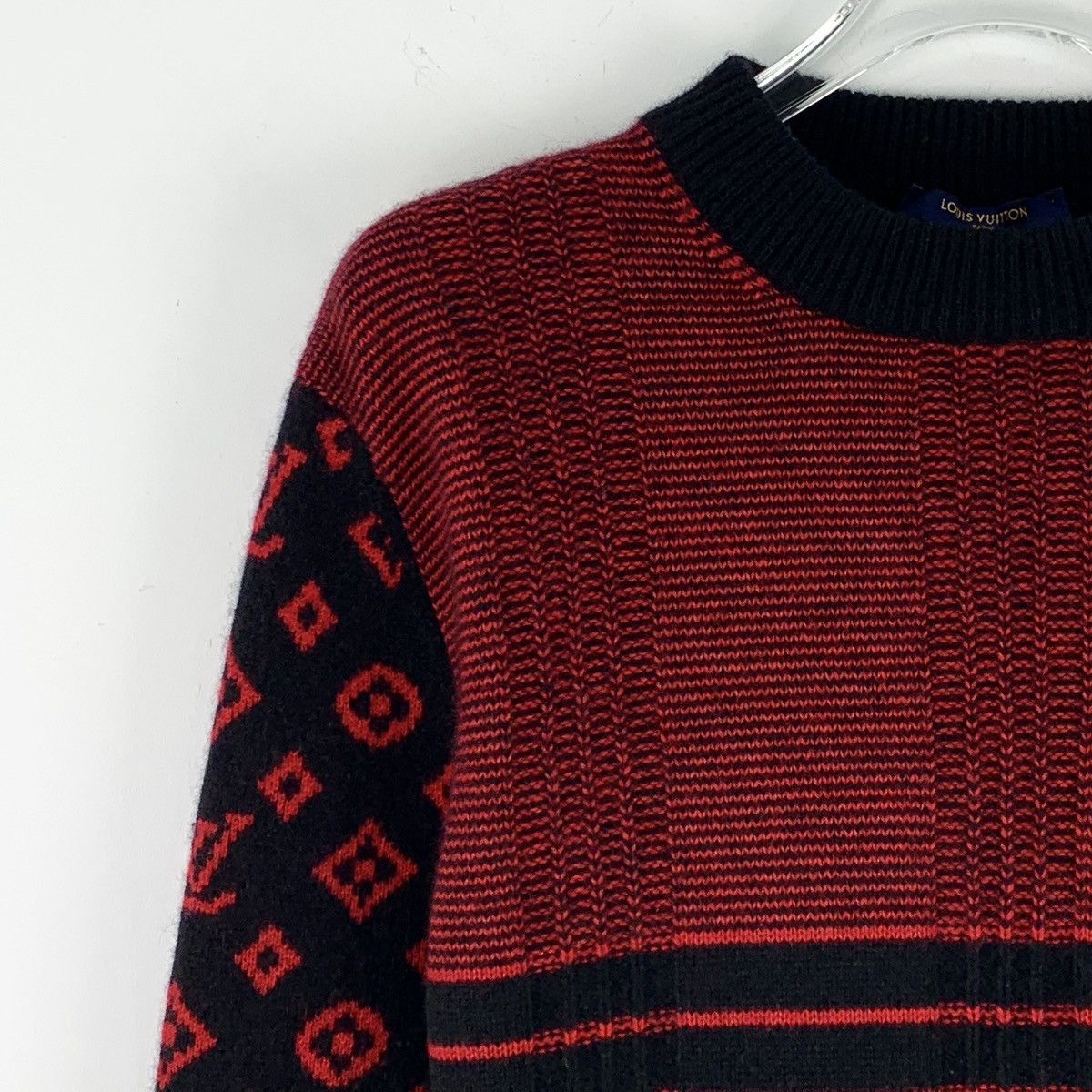 Louis Vuitton Louis Vuitton Striped Cashmere Long Sleeve Knitwear K26WX Size M / US 6-8 / IT 42-44 - 3 Thumbnail