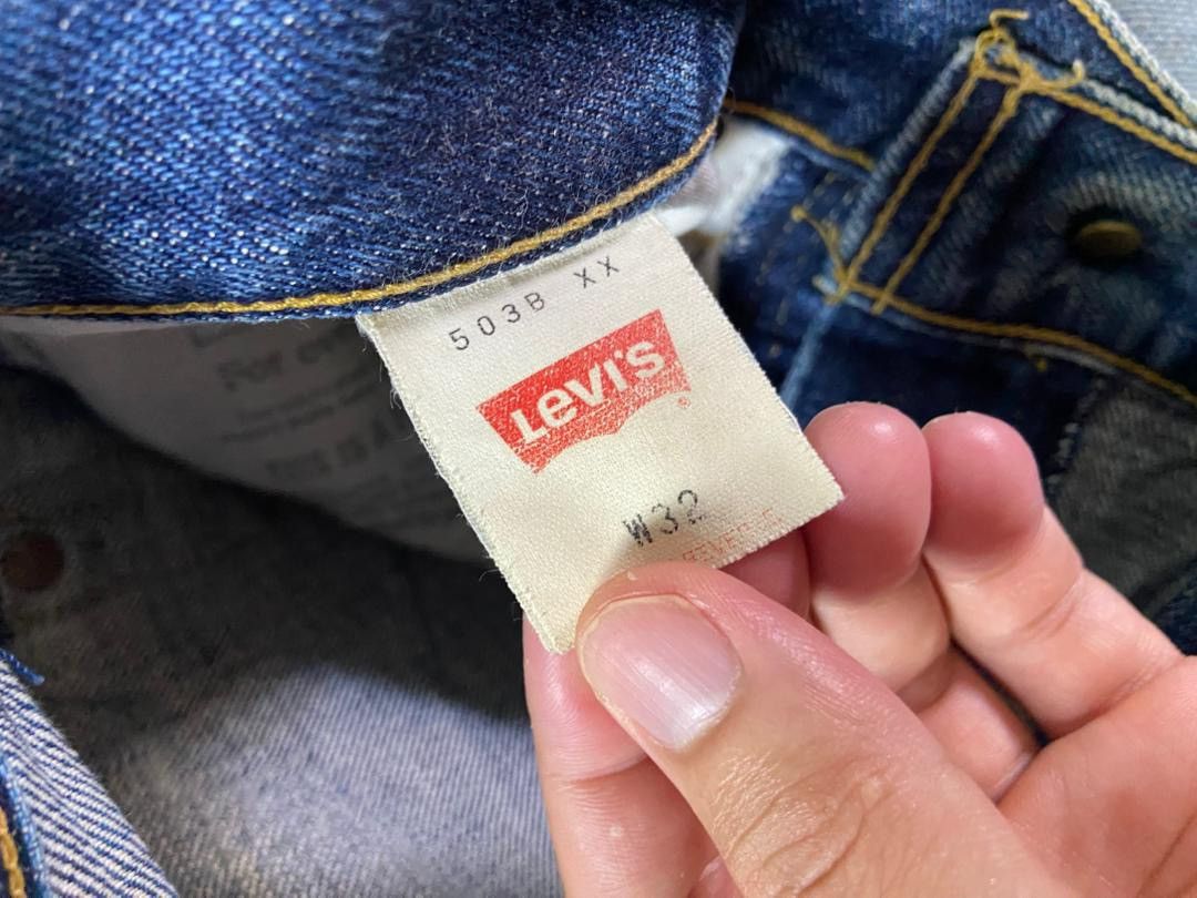 Levi's Levis Strauss Co. 503B Distressed Jeans (197) Size US 32 / EU 48 - 4 Thumbnail
