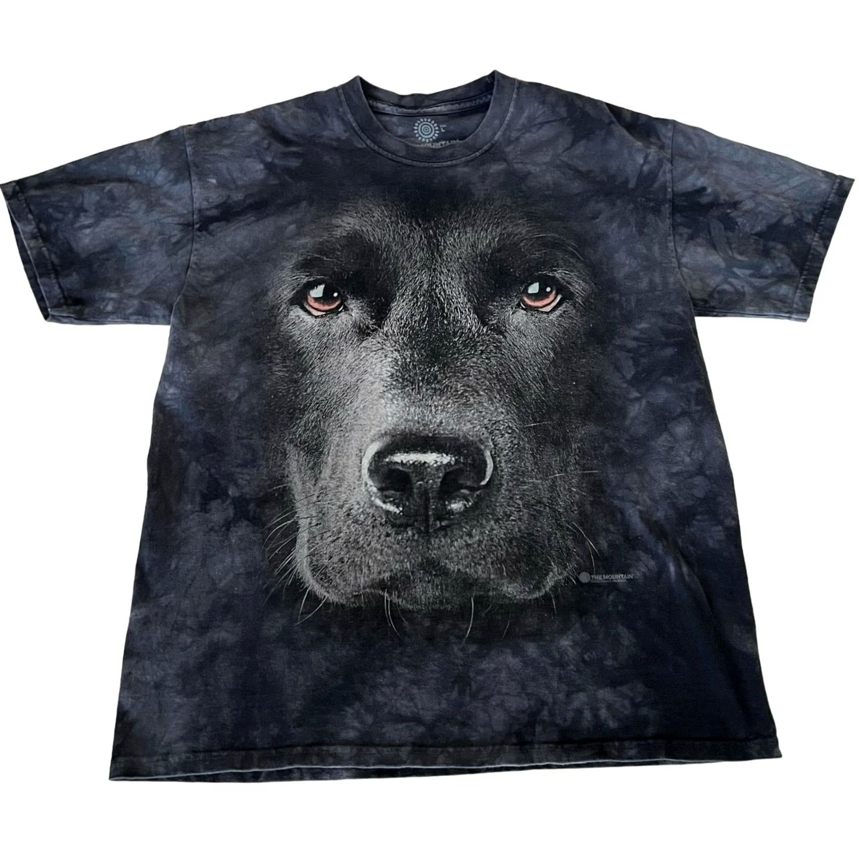 The Mountain VINTAGE THE MOUNTAIN Black Labrador Dog All Over Print Tie Dye Graphic Shirt Men’s L Size US L / EU 52-54 / 3 - 2 Thumbnail