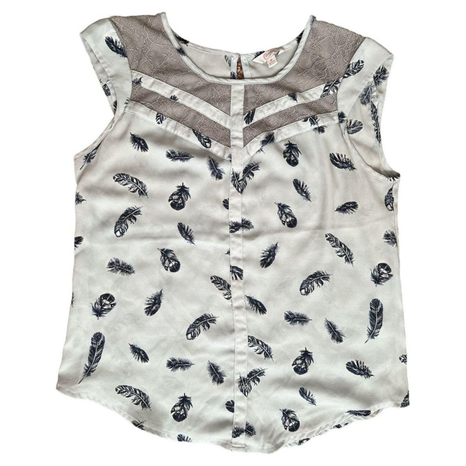 Other Candie's Blue Printed Sleeveless Top, M Size M / US 6-8 / IT 42-44 - 2 Thumbnail