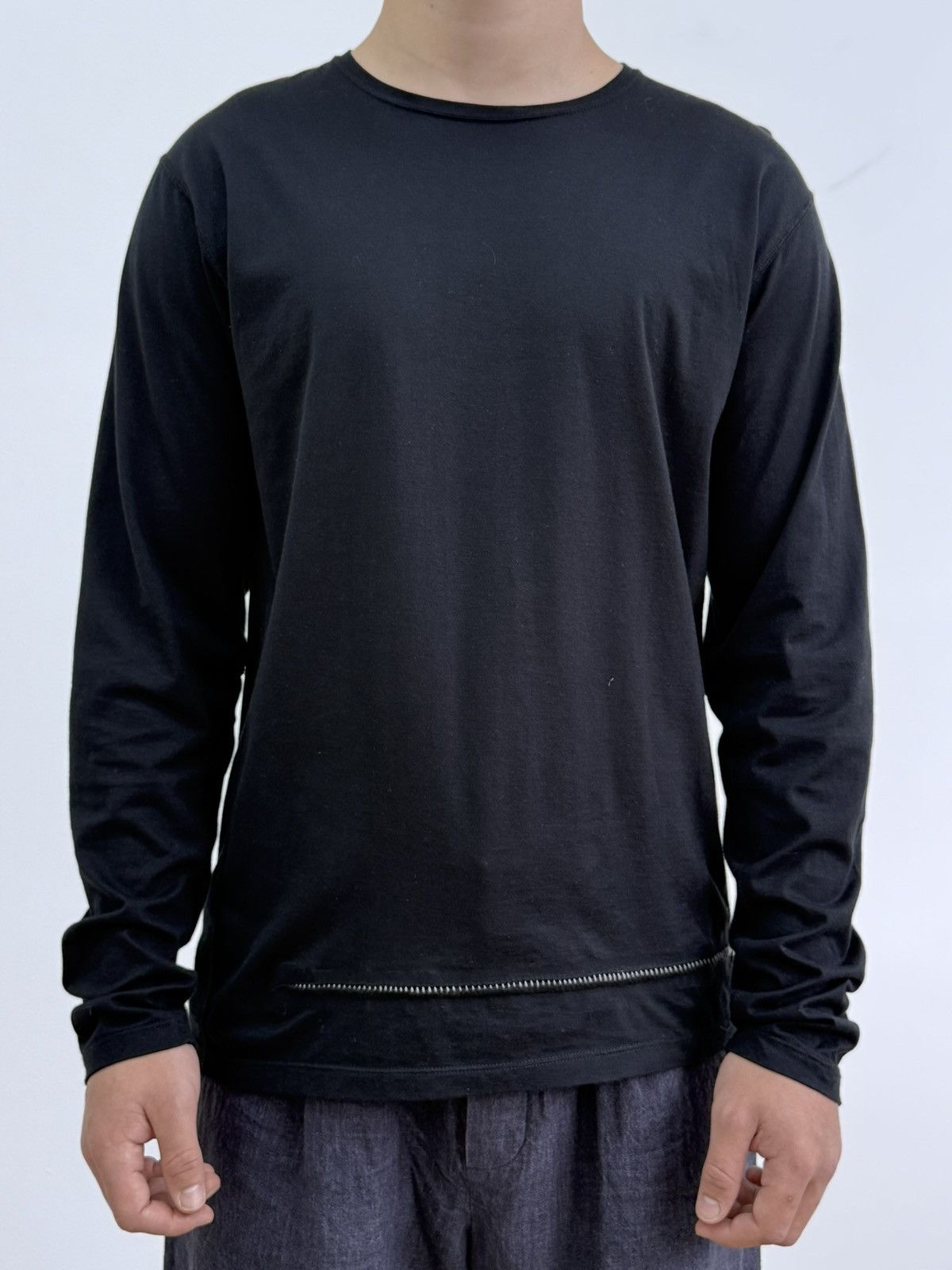 Taichi Murakami Black Long Sleeve Top