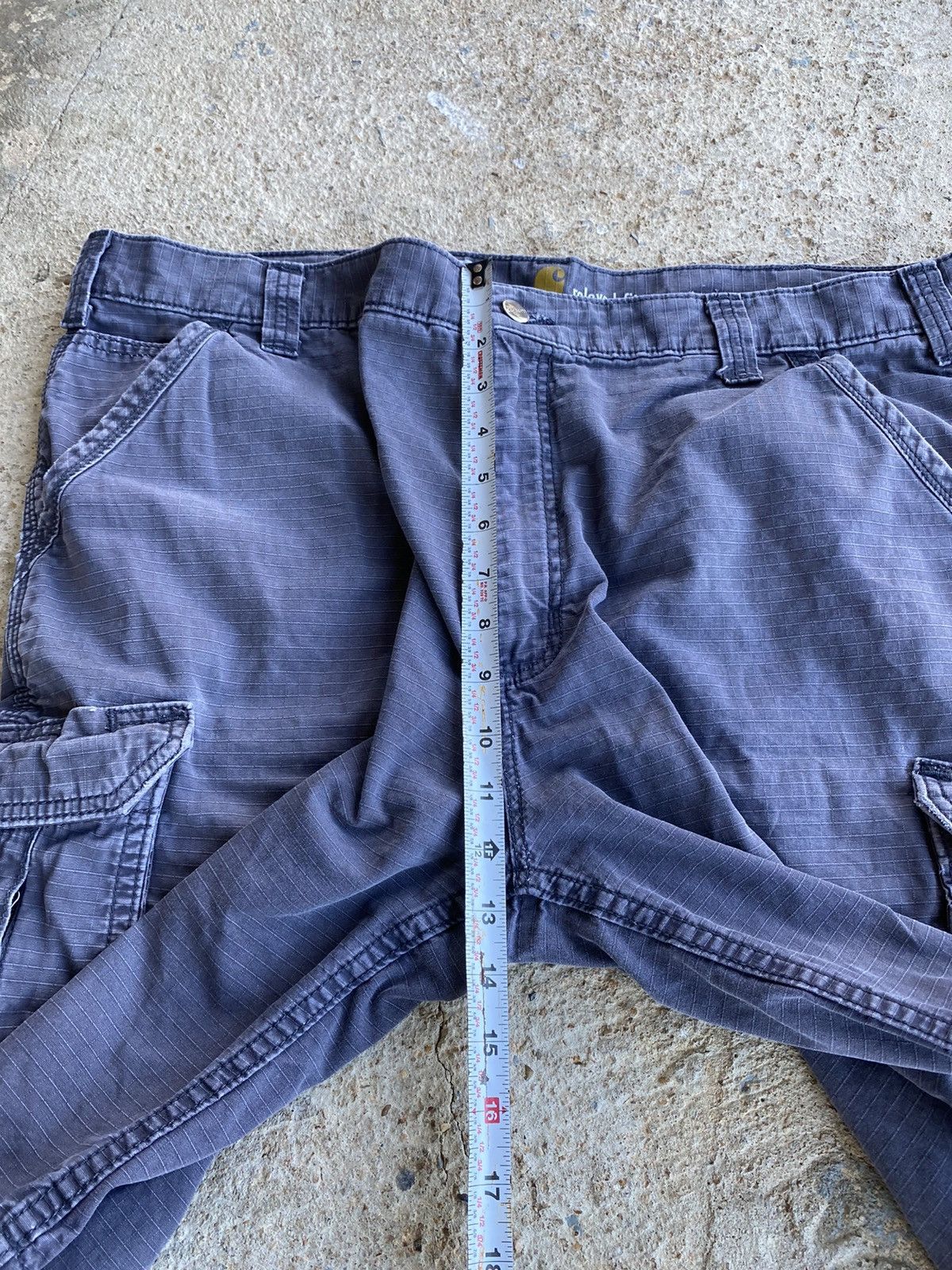 Carhartt × Vintage Vintage Y2K Carhartt Cargo Faded Distressed Shorts Size US 40 / EU 56 - 12 Thumbnail