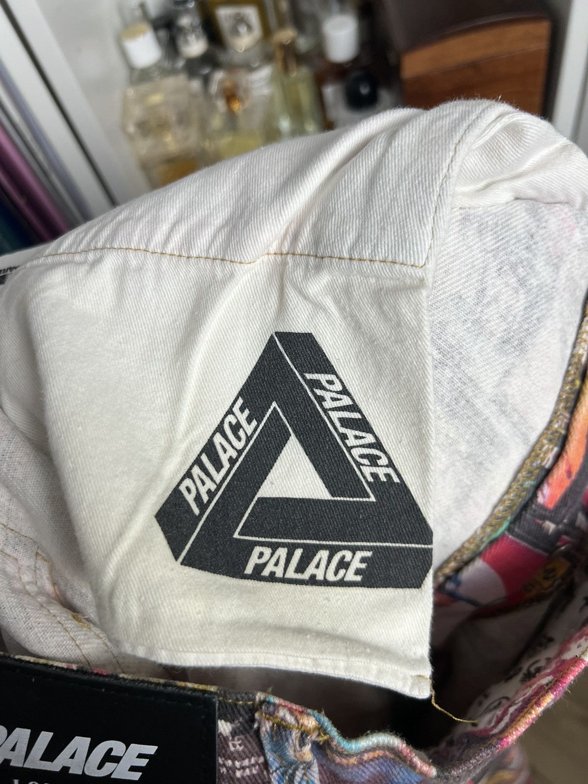 Designer × Palace Palace all over print Peaking denim jeans pants 30 skate rare Size US 30 / EU 46 - 10 Thumbnail