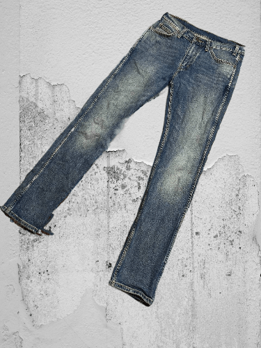 Levi's × Vintage 90s Vintage Levis 501 Grey Made In USA Distressed Jeans Size US 29 - 1 Thumbnail