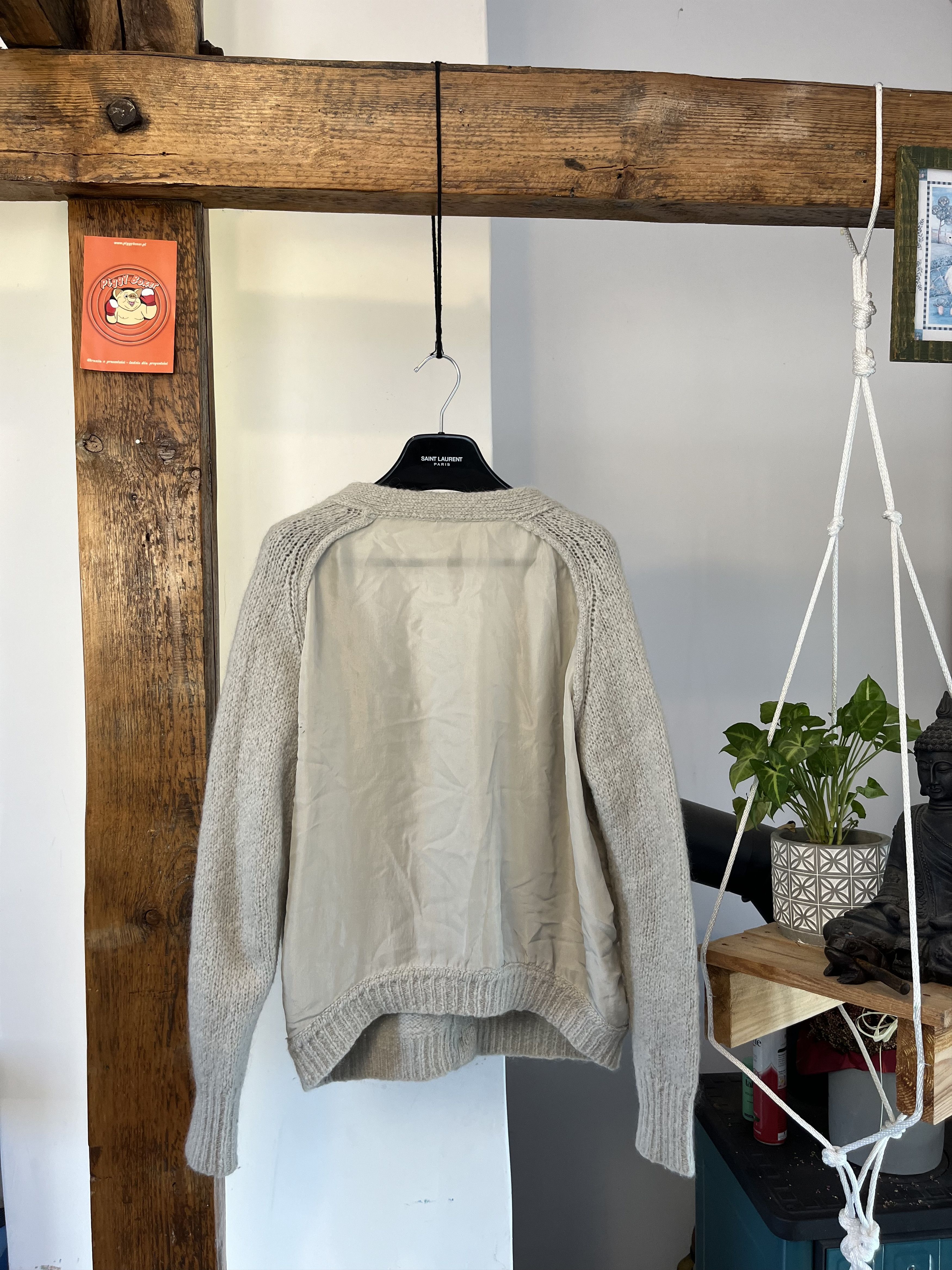 Acne Studios Acne studios AW10 Beryl Patch Silk/Wool Cardigan Size S / US 4 / IT 40 - 2 Thumbnail