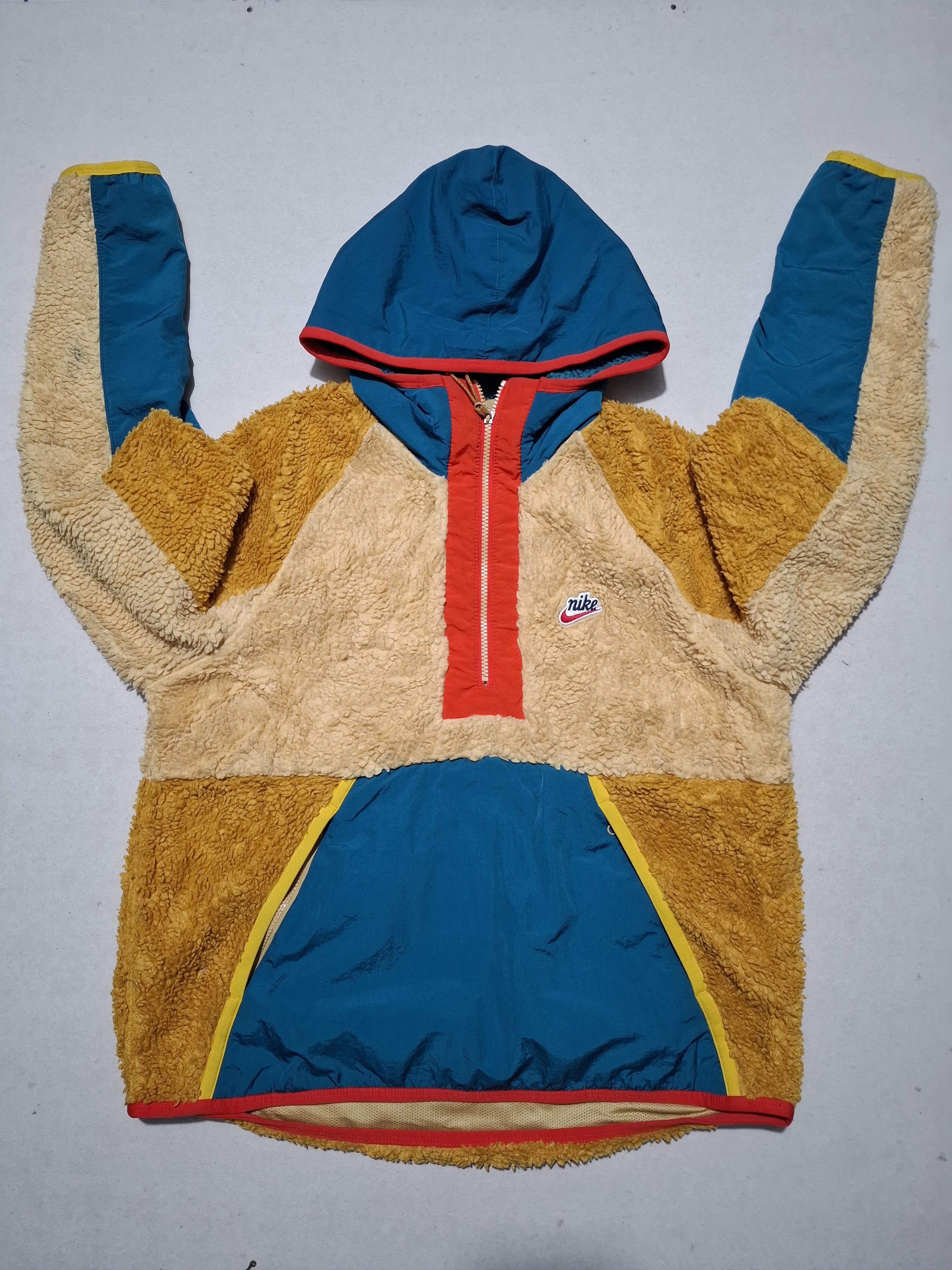 Nike Nike Fleece Sherpa Half Zip Pull Over Retro Jacket L Size US M / EU 48-50 / 2 - 2 Thumbnail