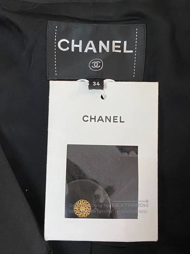 Chanel Chanel Metropolitan Series Black Gold-plated Jacket Size XXS / US 00 / IT 34 - 6 Thumbnail
