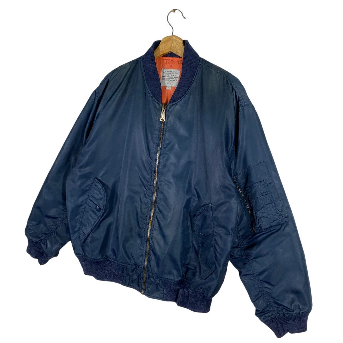 Other Type MA-1 Military Bomber Jacket L Size Navyblue Colour Size US L / EU 52-54 / 3 - 2 Thumbnail
