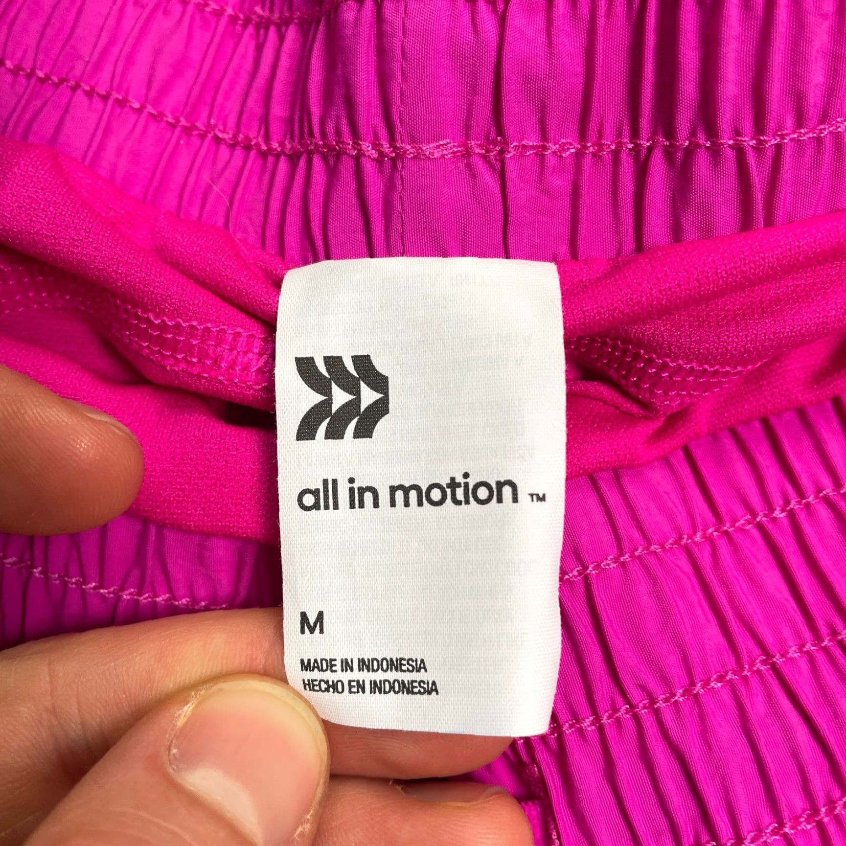 Vintage All In Motion Womens Shorts Athletic Purple 30x2 Medium Size Purple Nylon 100% Breathable Regular Waist) Size 32" / US 10 / IT 46 - 6 Thumbnail