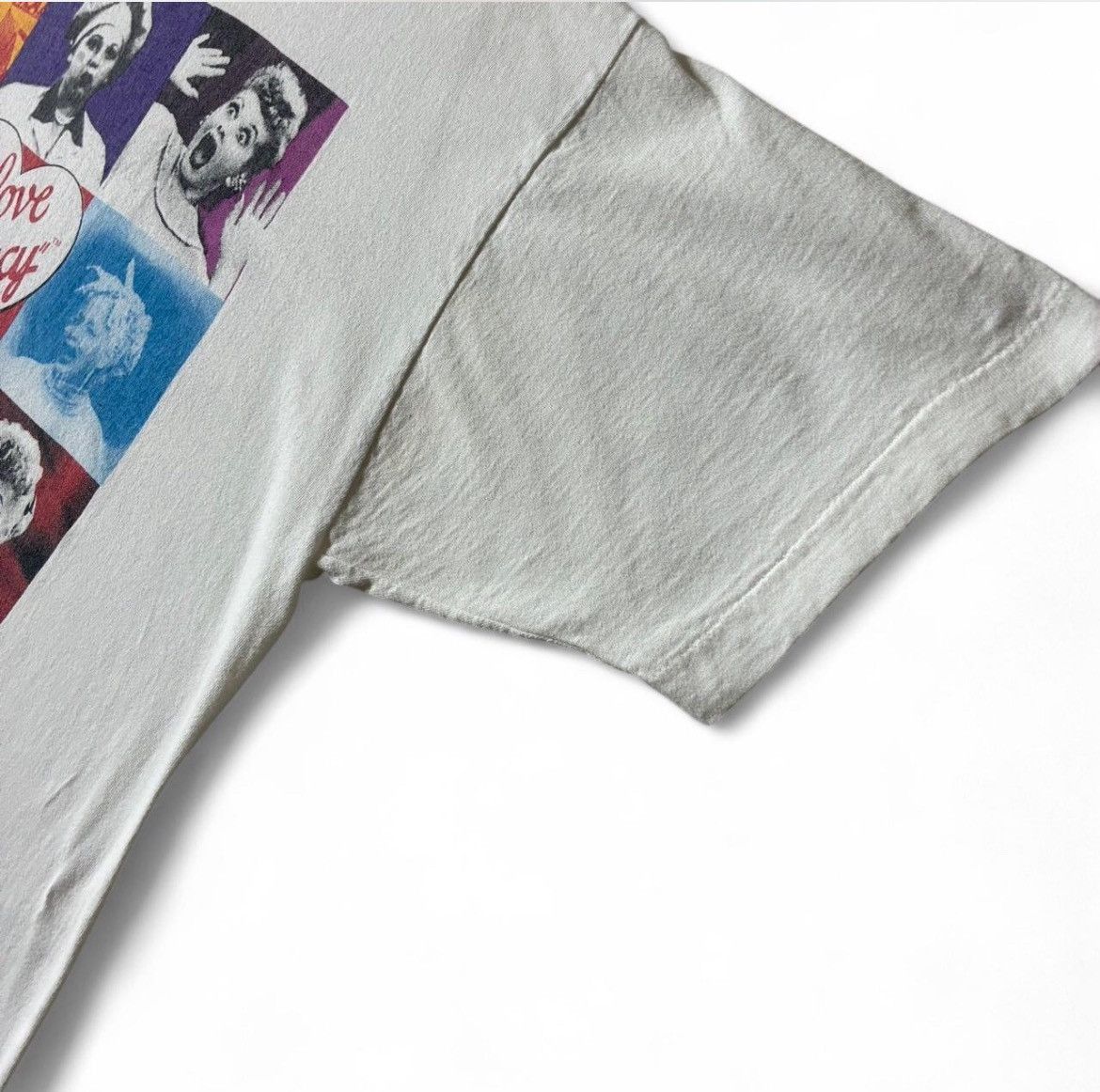 Fruit Of The Loom × Vintage Vintage 1992 I Love Lucy Single Stitch Fruit of the Loom Size US L / EU 52-54 / 3 - 8 Thumbnail