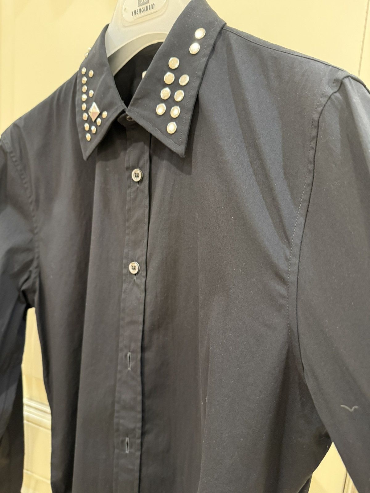 Alexander McQueen studded collar Black shirt size15+ Size US S / EU 44-46 / 1 - 2 Thumbnail